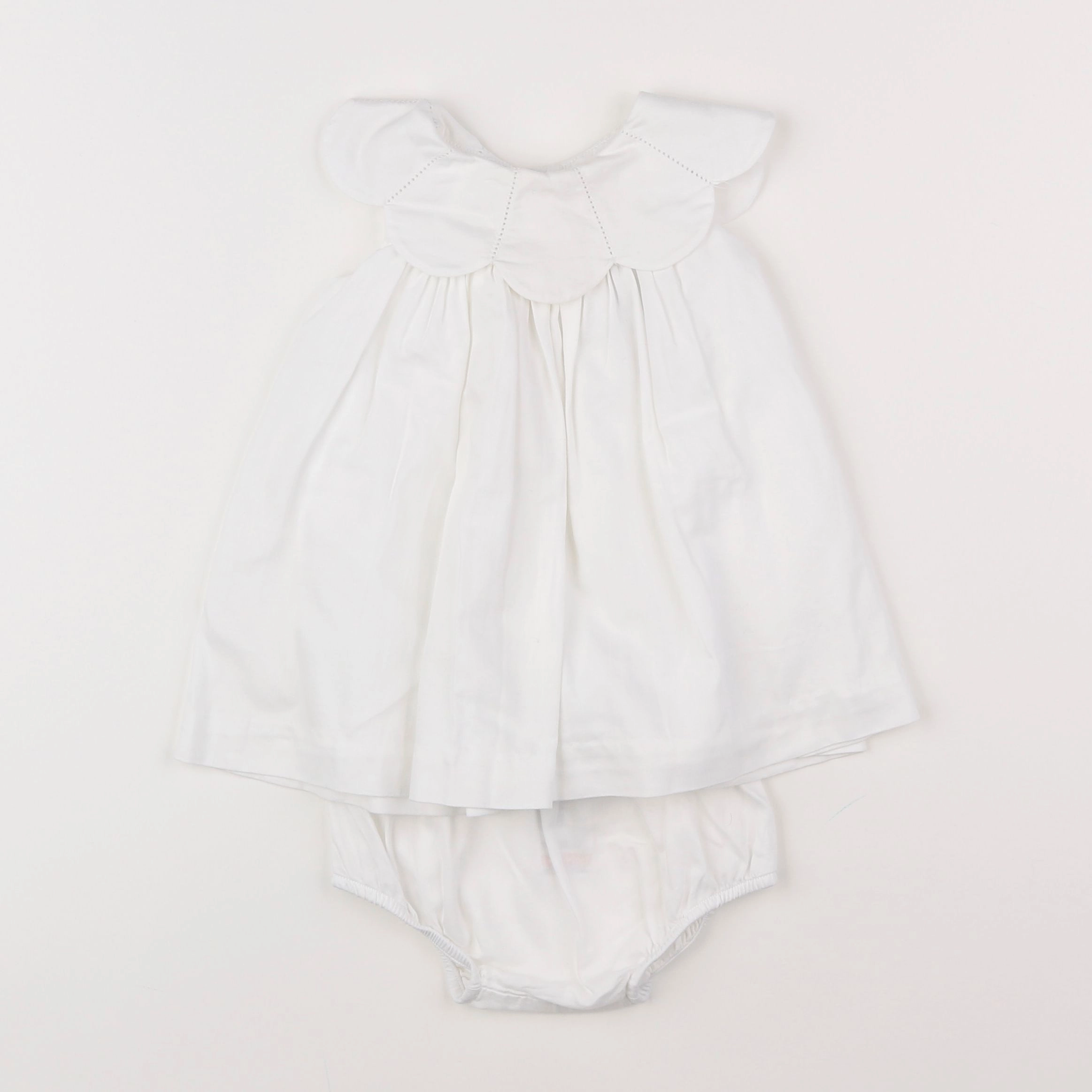 Jacadi - robe blanc - 6 mois