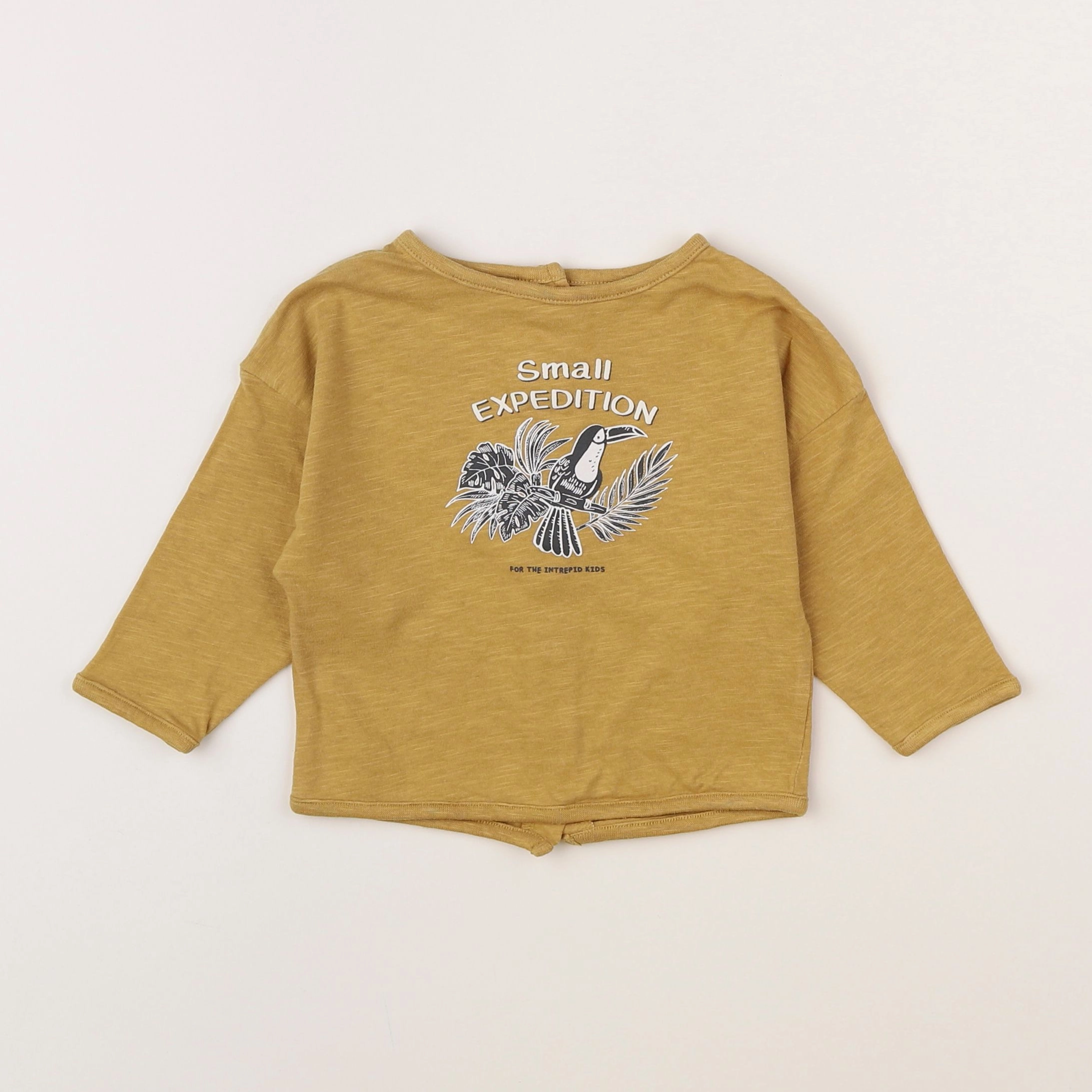 Vertbaudet - tee-shirt jaune - 9 mois