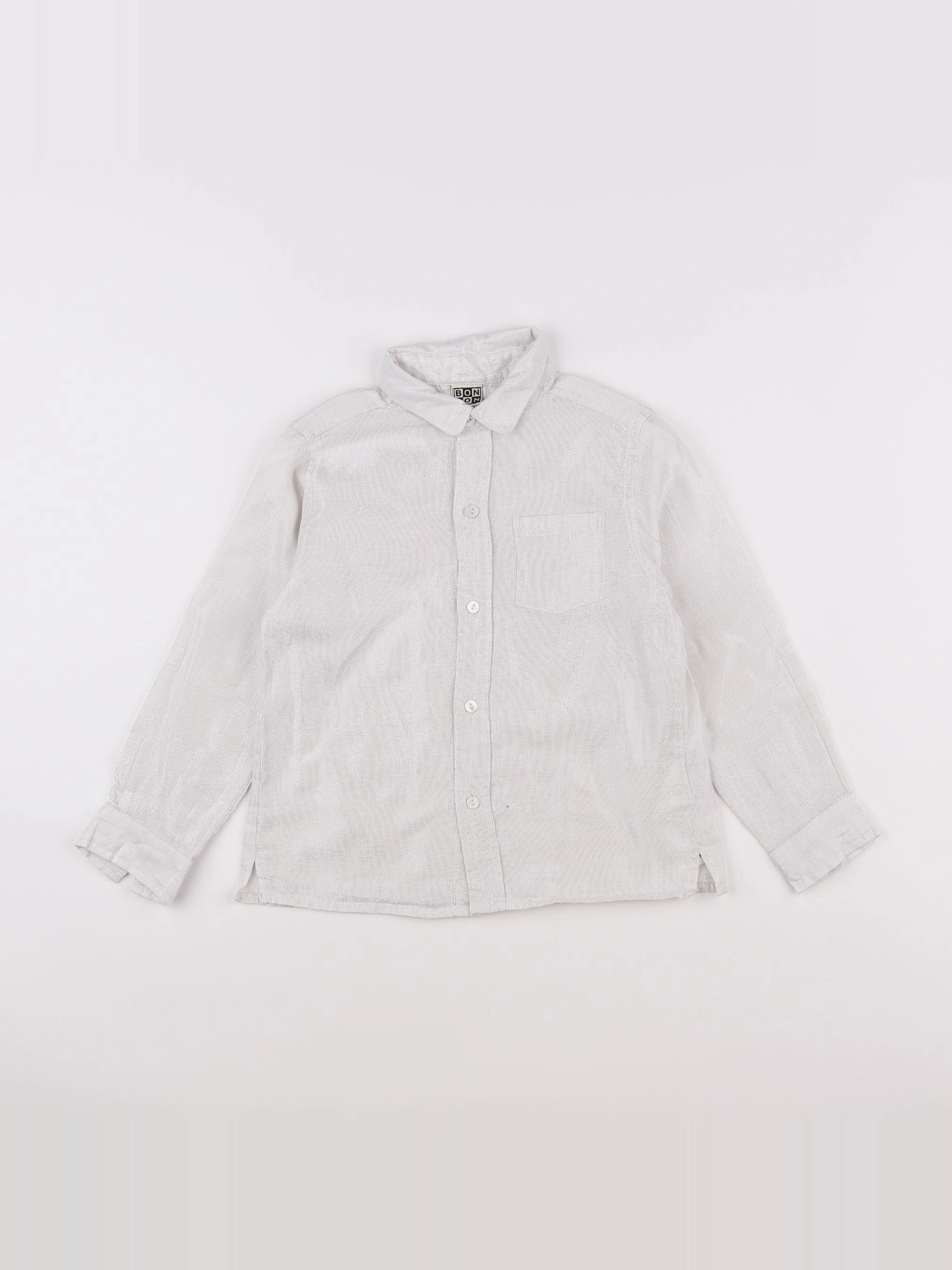 Bonton - chemise beige, or - 6 ans