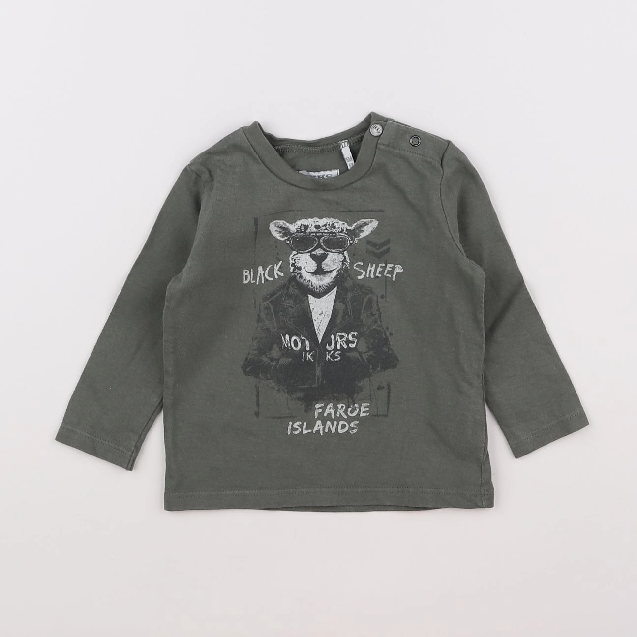 IKKS - tee-shirt vert - 6 mois