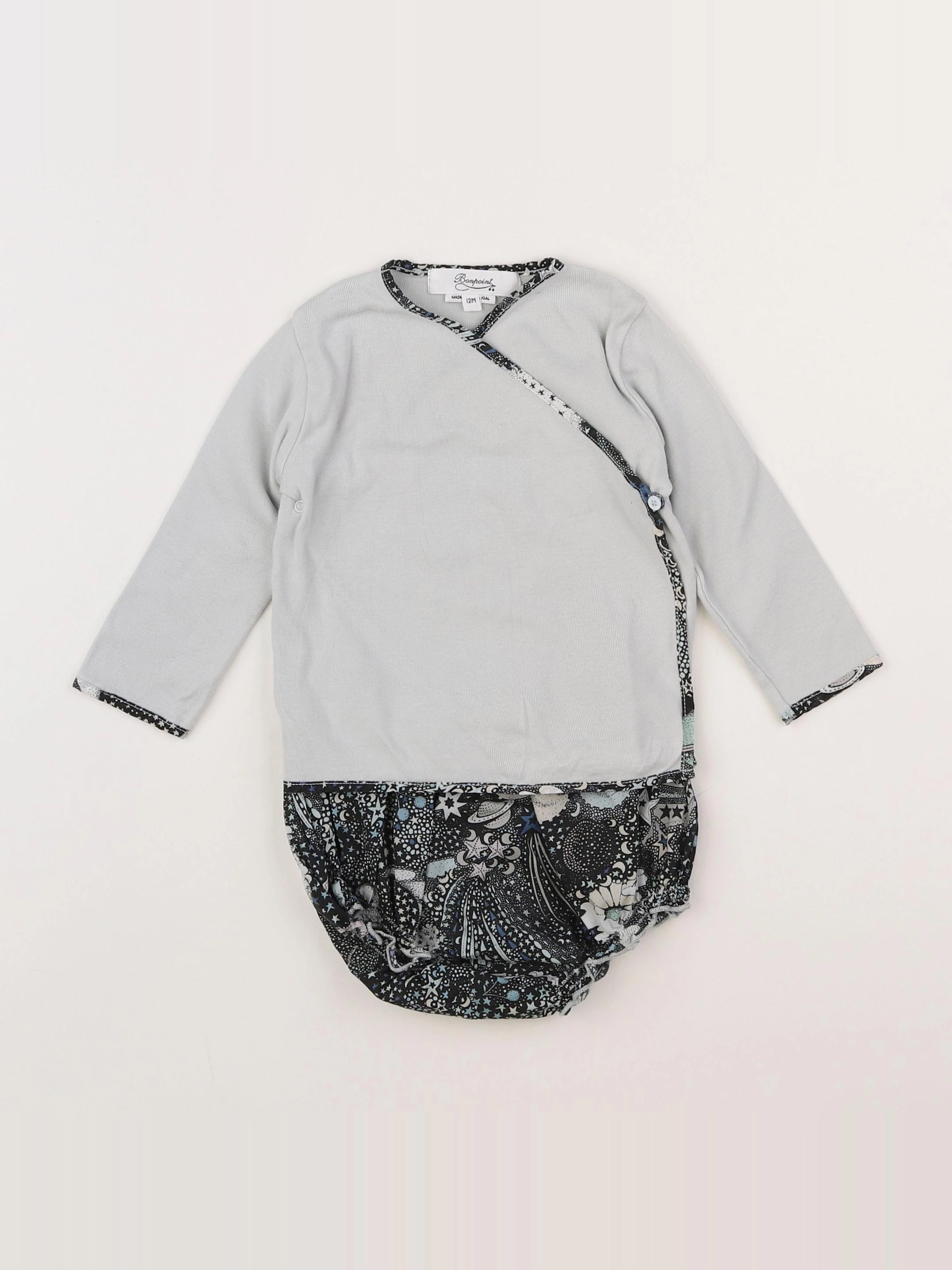 Bonpoint - ensemble bleu - 12 mois