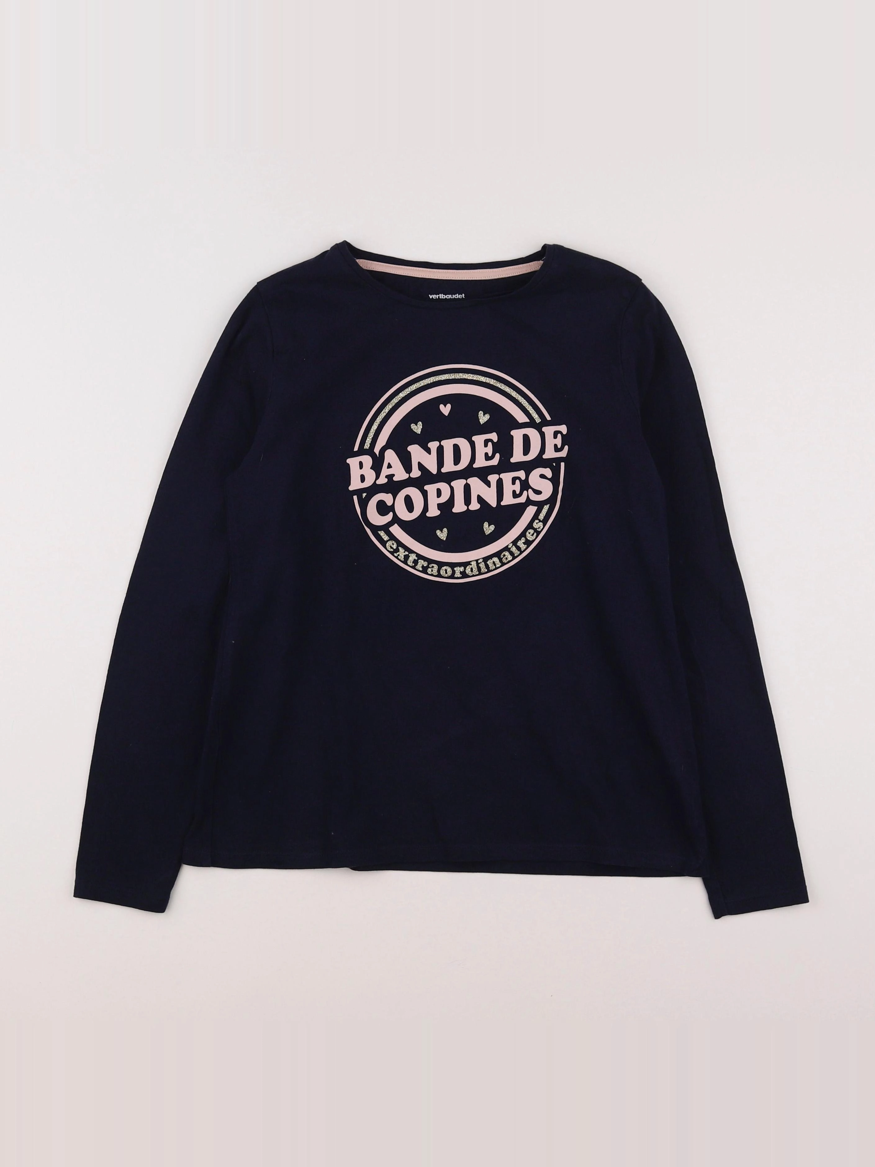 Vertbaudet - tee-shirt bleu - 12 ans