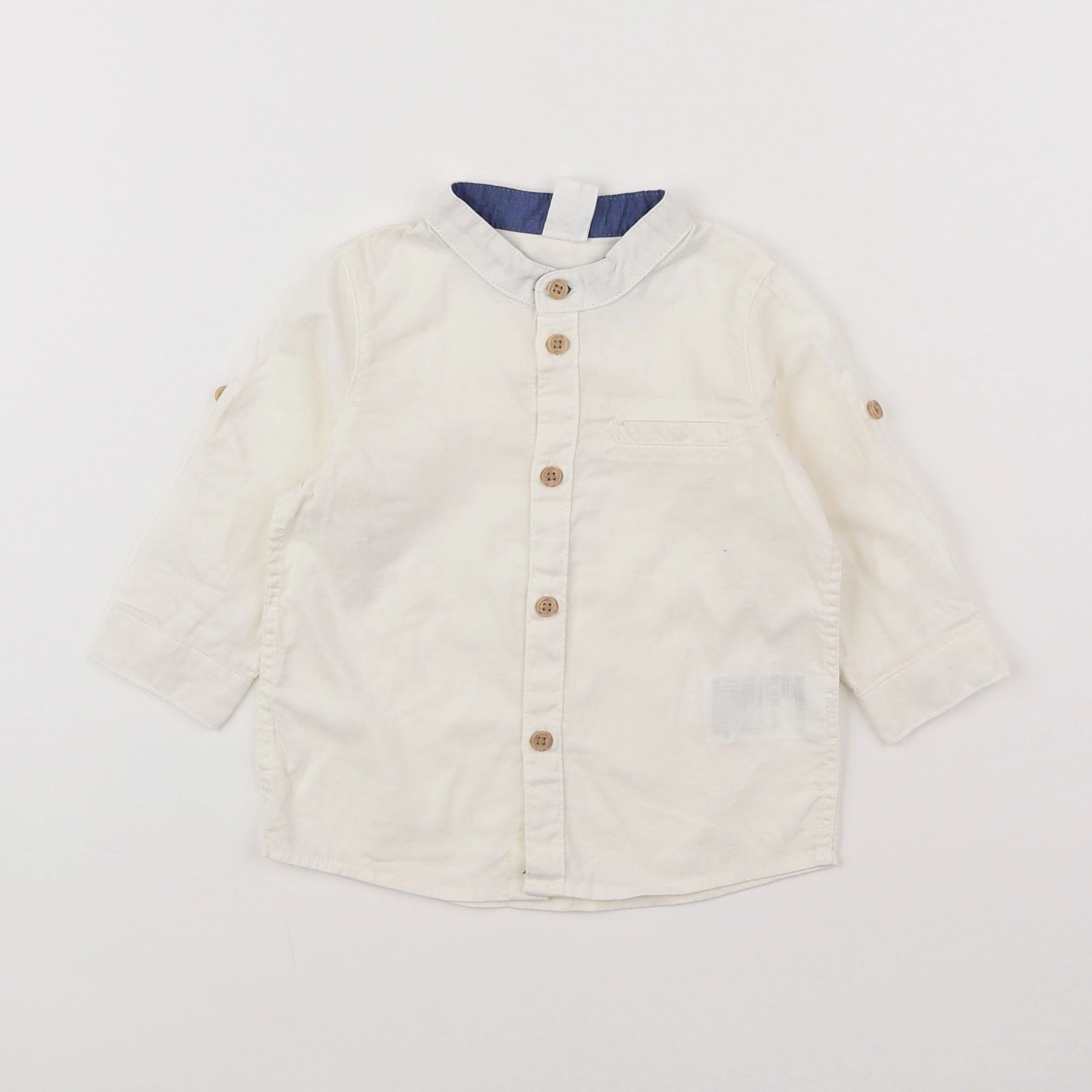 H&M - chemise beige - 3/6 mois