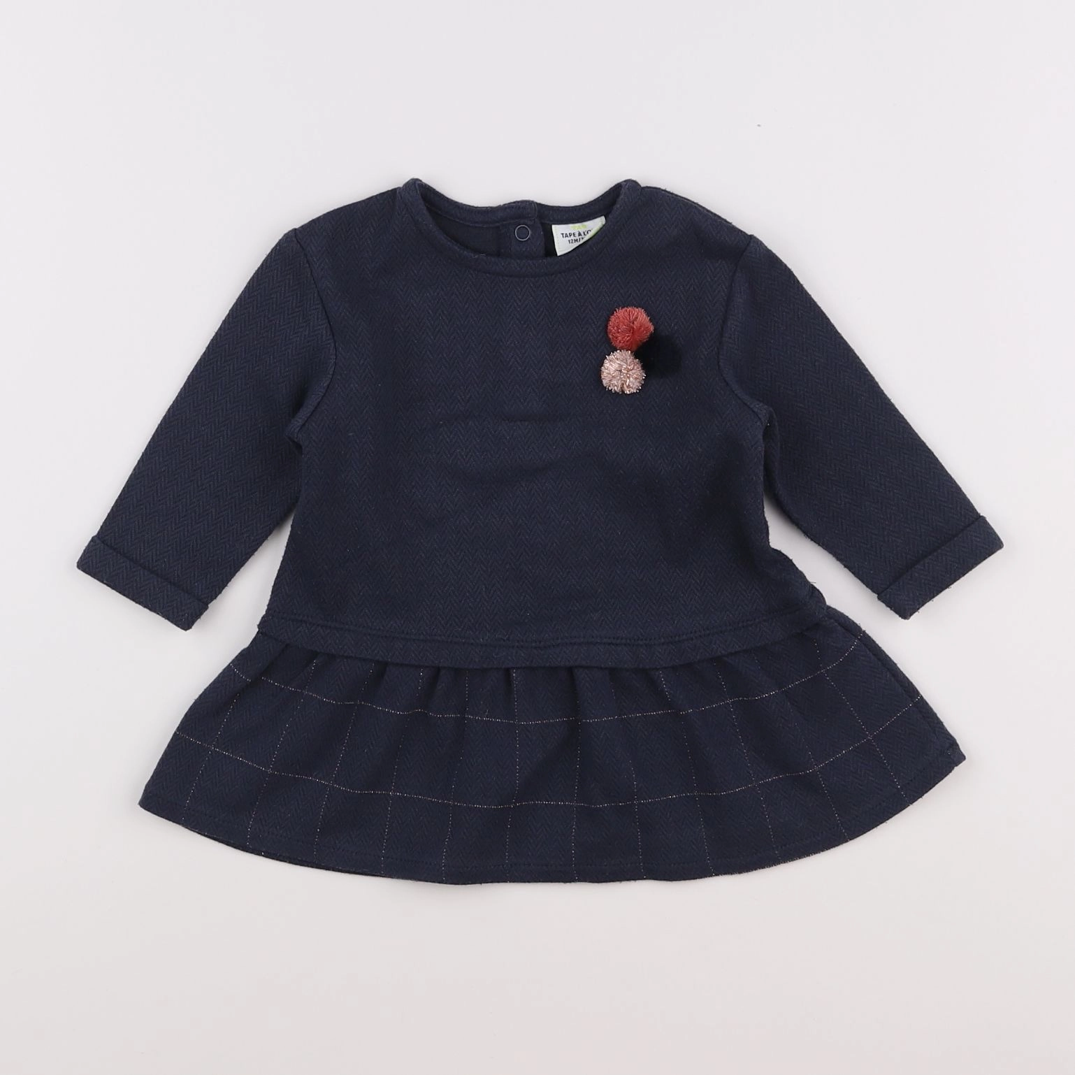 Tape à l'oeil - robe bleu - 12 mois