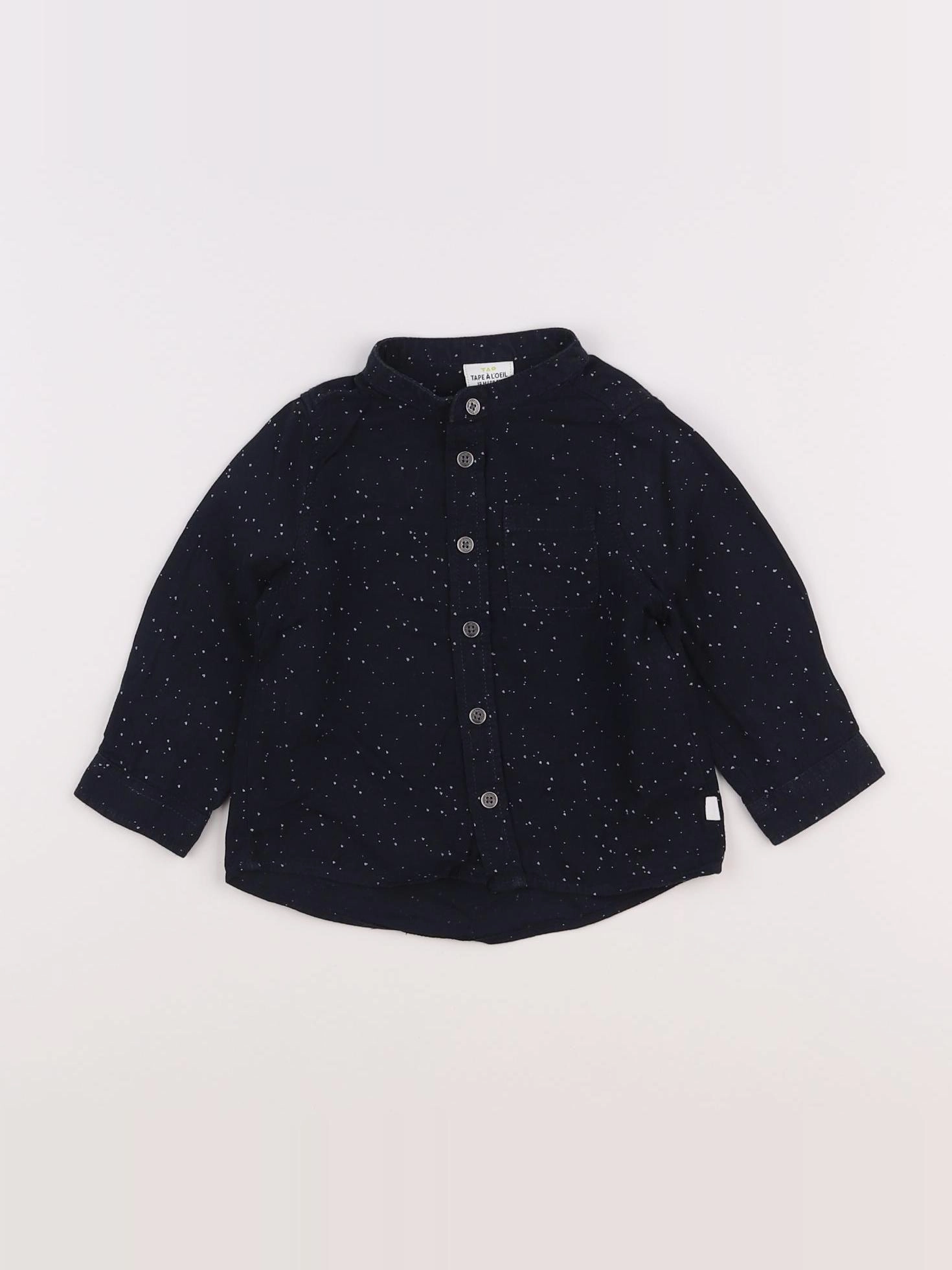 Tape à l'oeil - chemise bleu - 18 mois