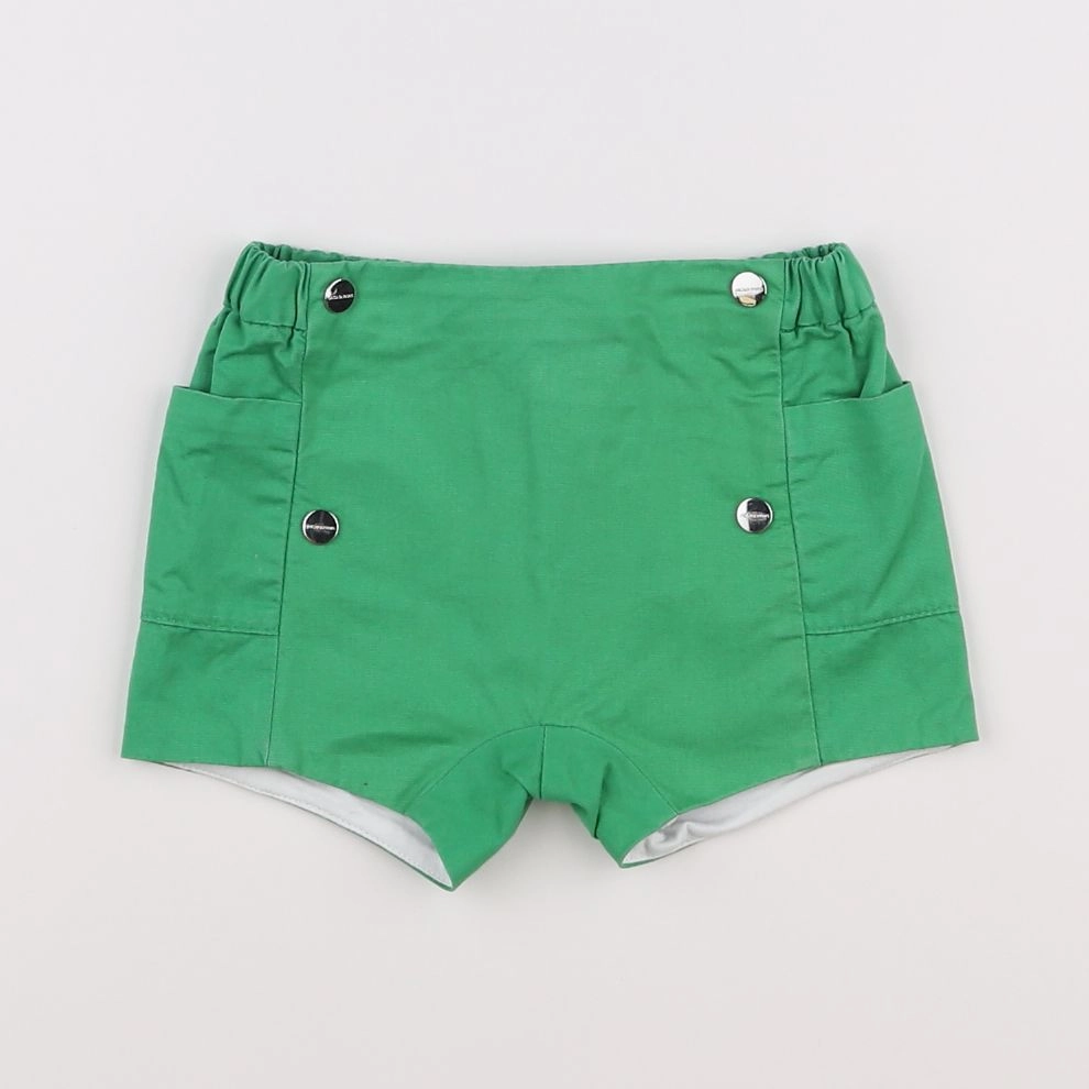 Jacadi - short vert - 6 mois