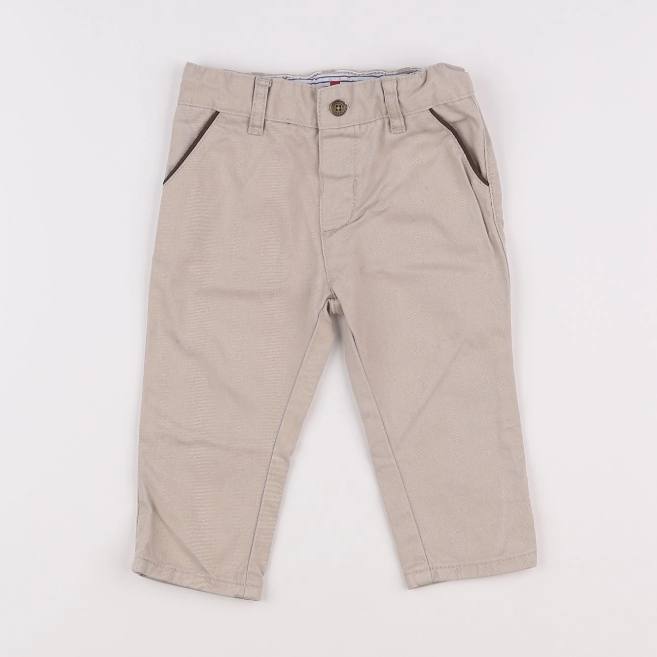 Cyrillus - pantalon beige - 12 mois
