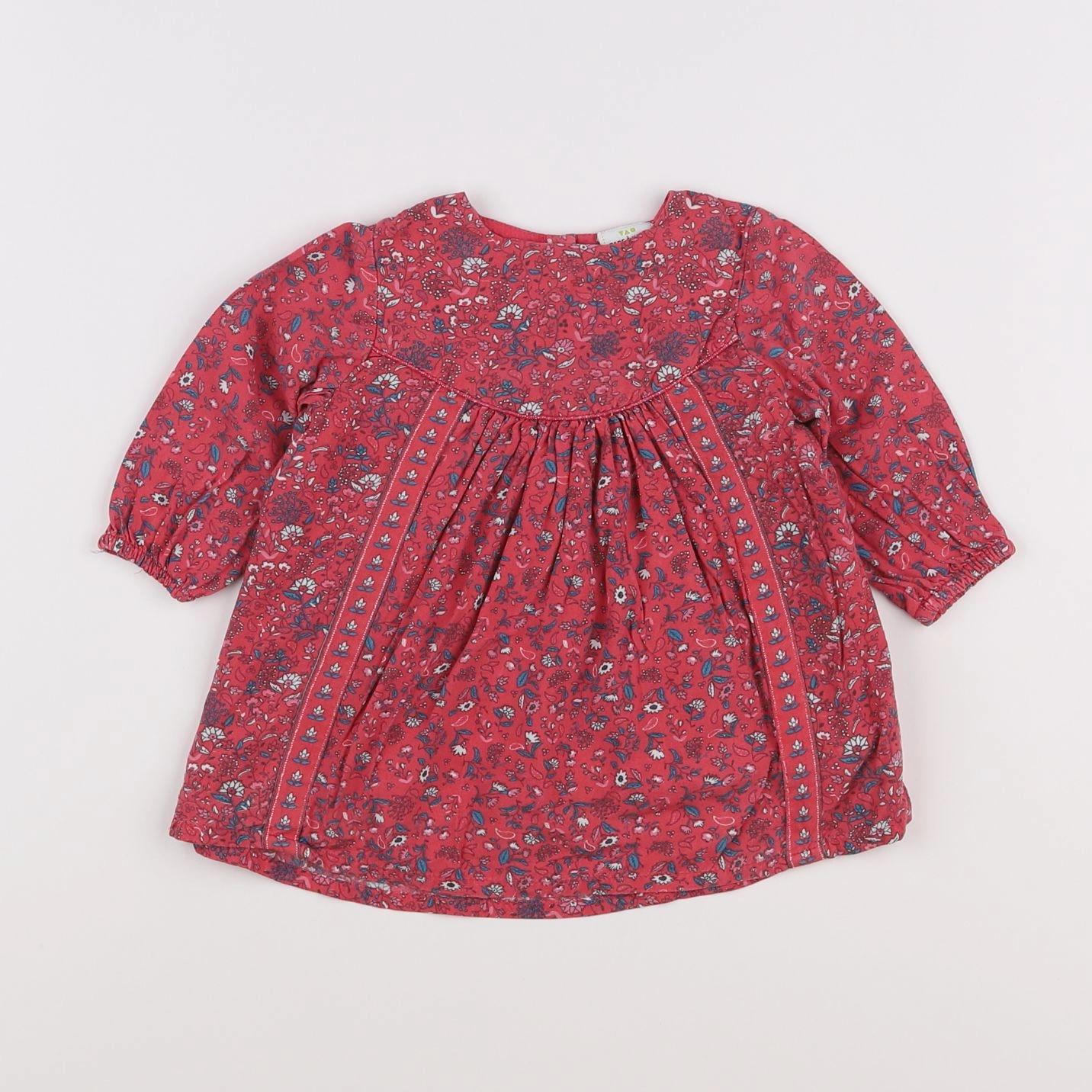 Tape à l'oeil - robe rose, bleu - 6 mois