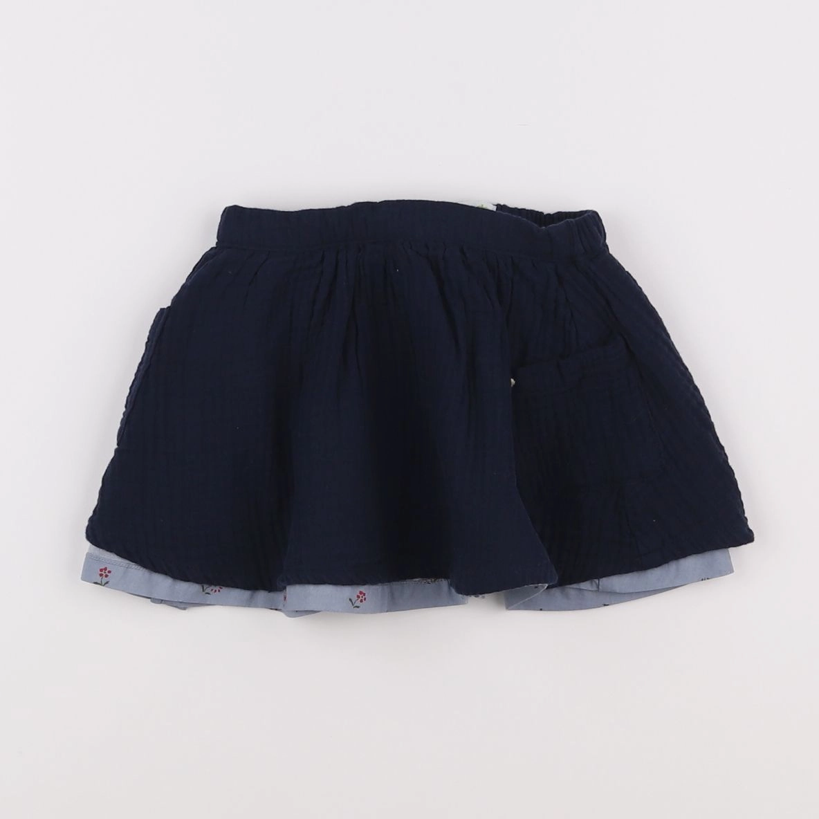 Vertbaudet - jupe bleu - 3 ans
