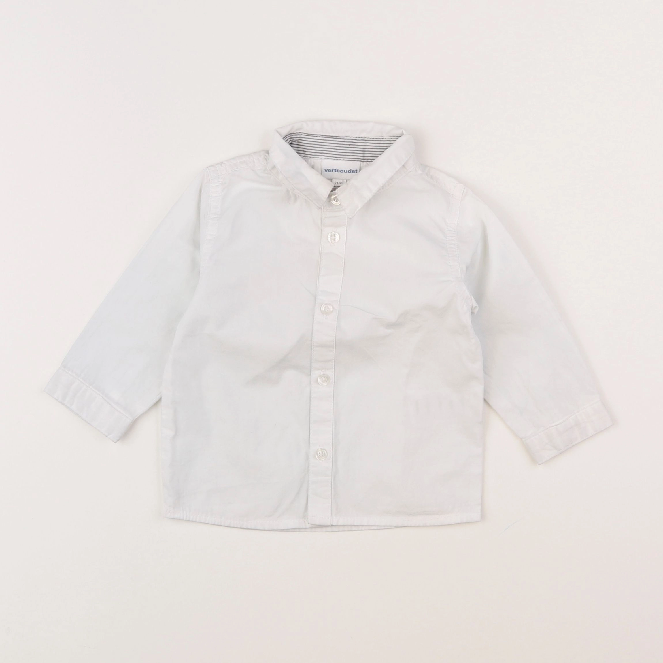 Vertbaudet - chemise blanc - 12 mois
