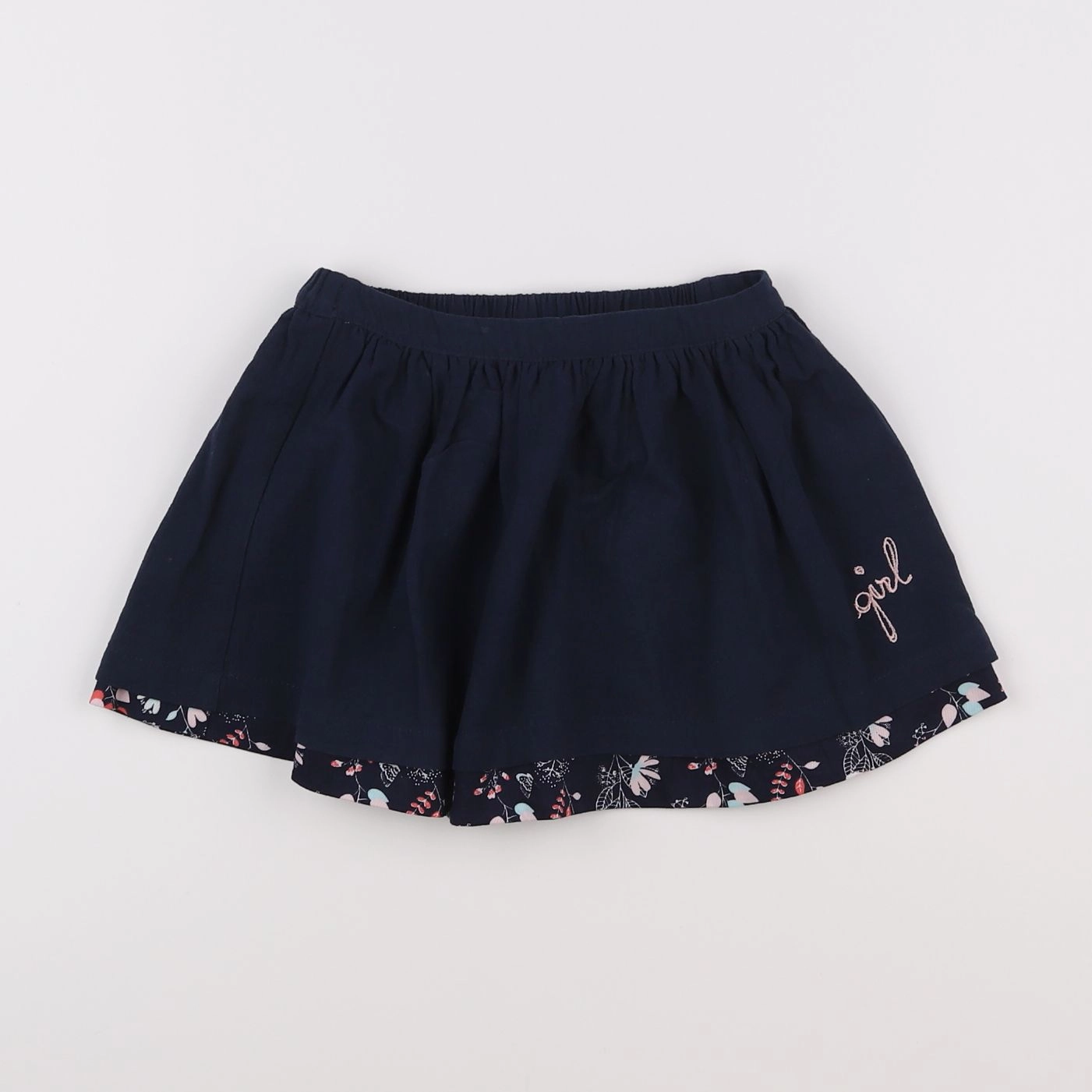 Vertbaudet - jupe bleu - 3 ans