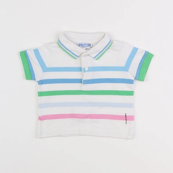 Jacadi - polo multicolore - 6 mois