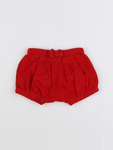 Jacadi - short rouge - 3 mois