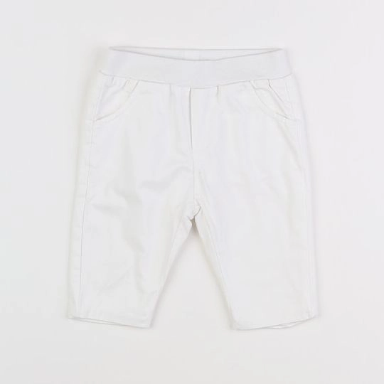 Jacadi - pantalon blanc - 6 mois