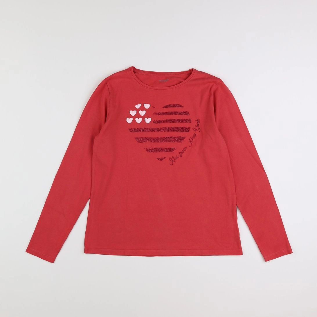 Vertbaudet - tee-shirt rouge - 14 ans