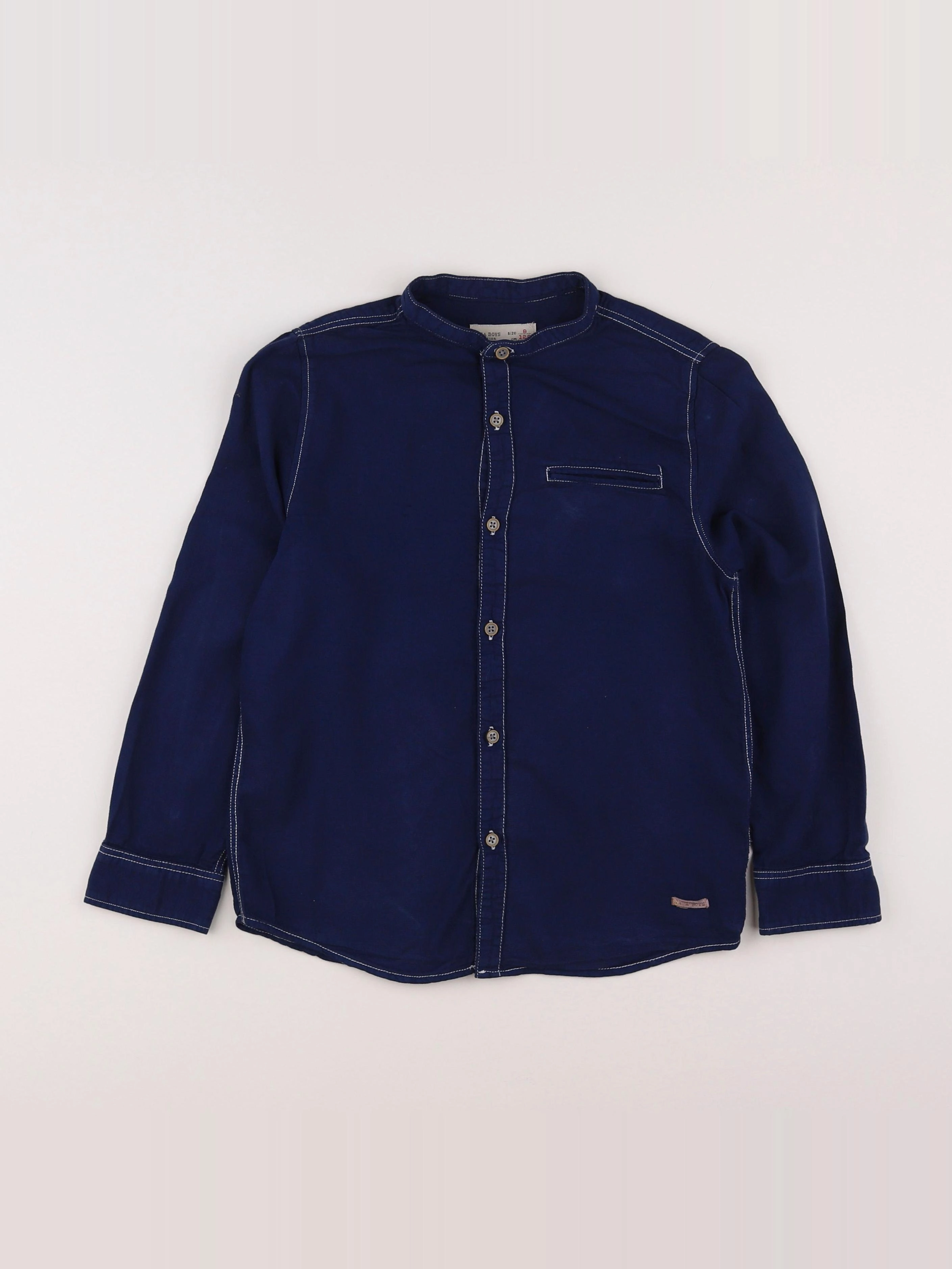 Zara - chemise bleu - 8 ans
