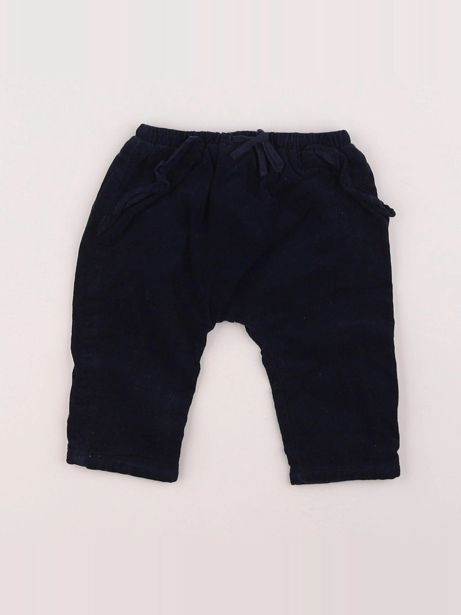 Boutchou - pantalon bleu - 3 mois