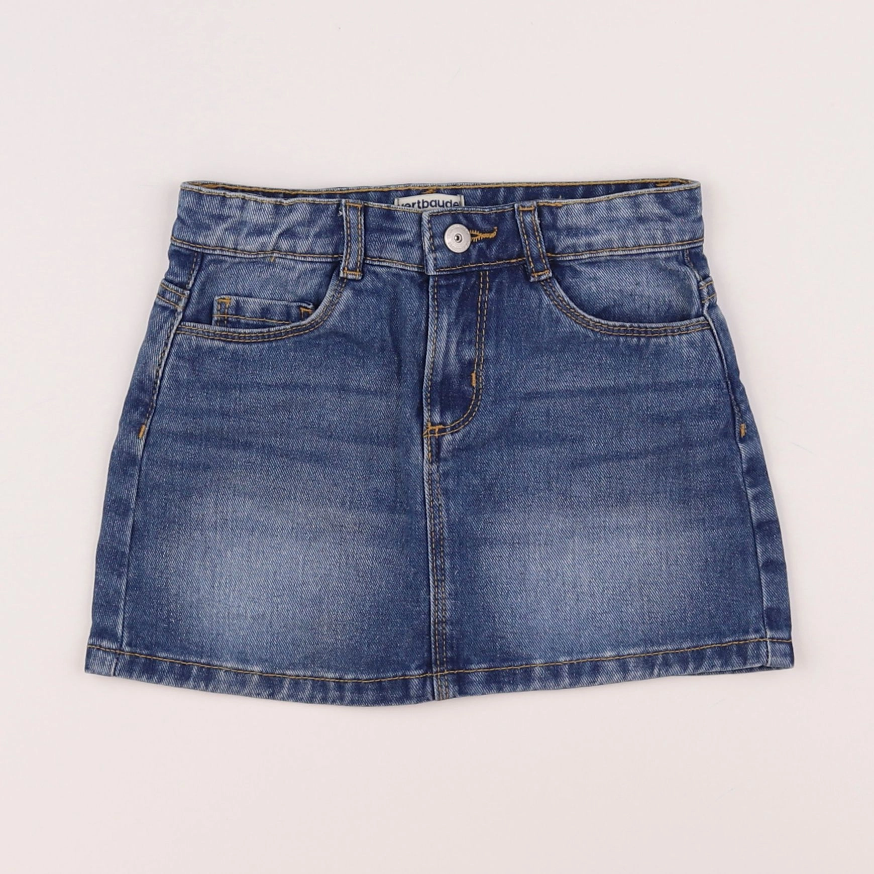 Vertbaudet - jupe bleu - 6 ans