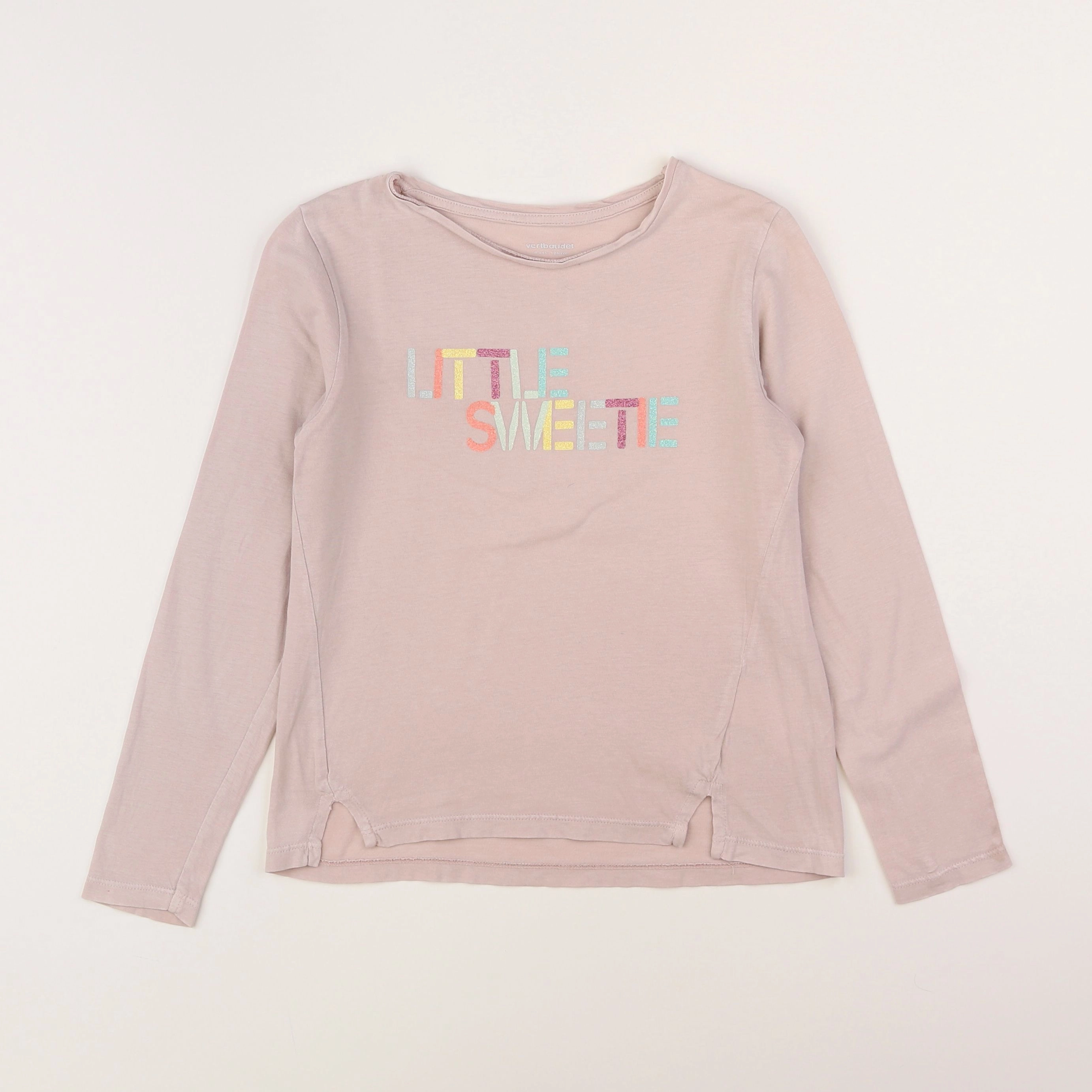 Vertbaudet - tee-shirt rose - 8 ans