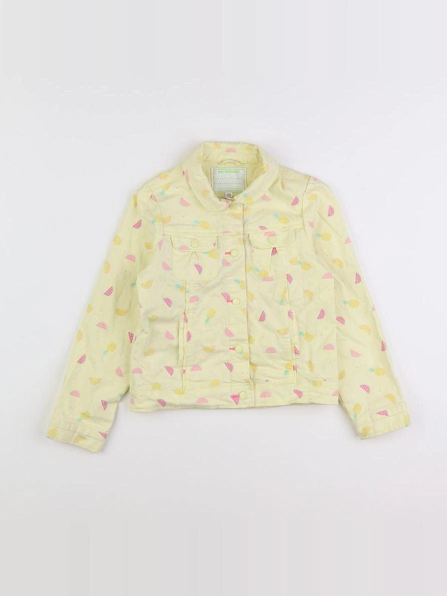 Vertbaudet - veste jaune - 8 ans