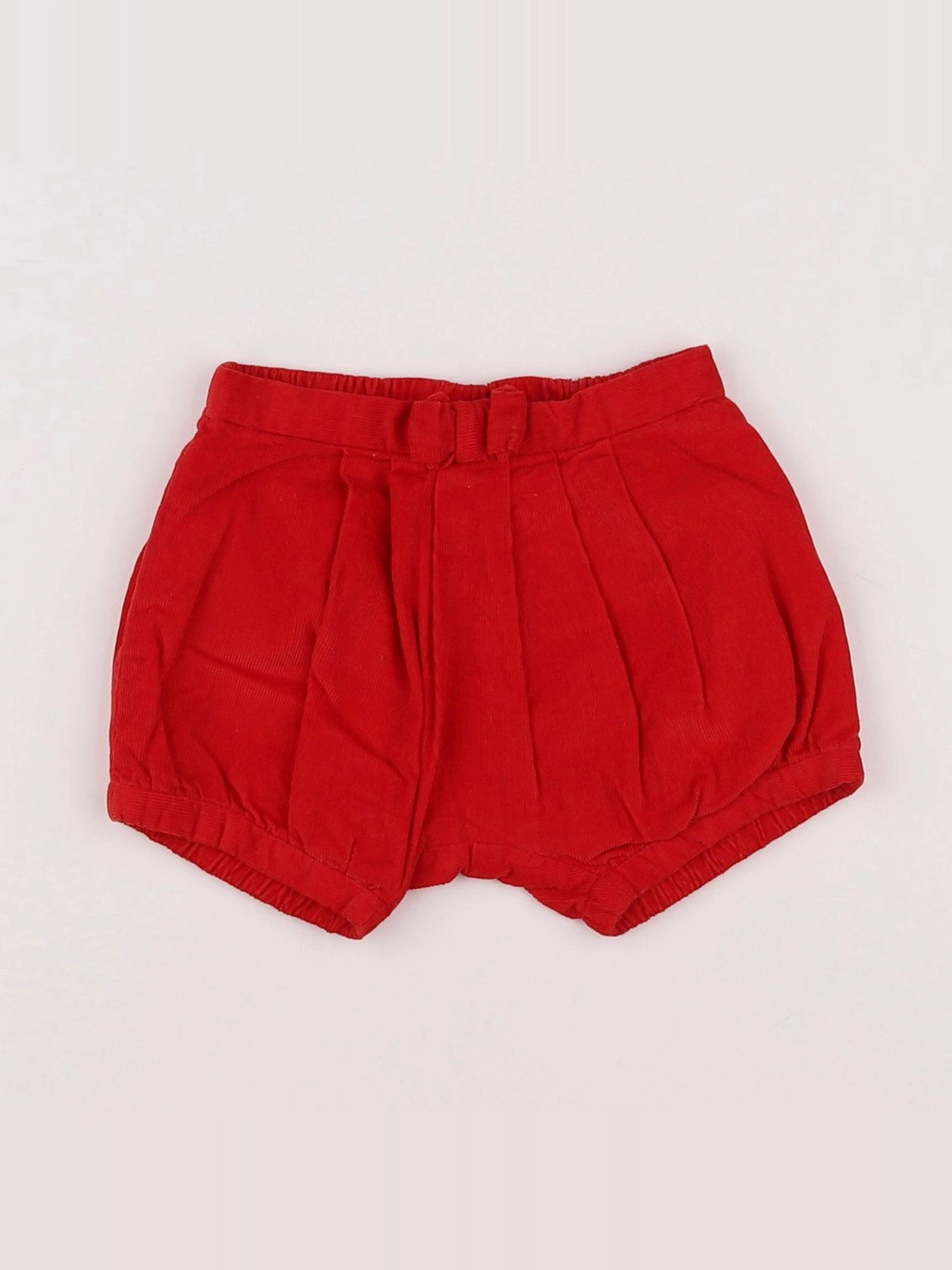 Jacadi - short rouge - 6 mois