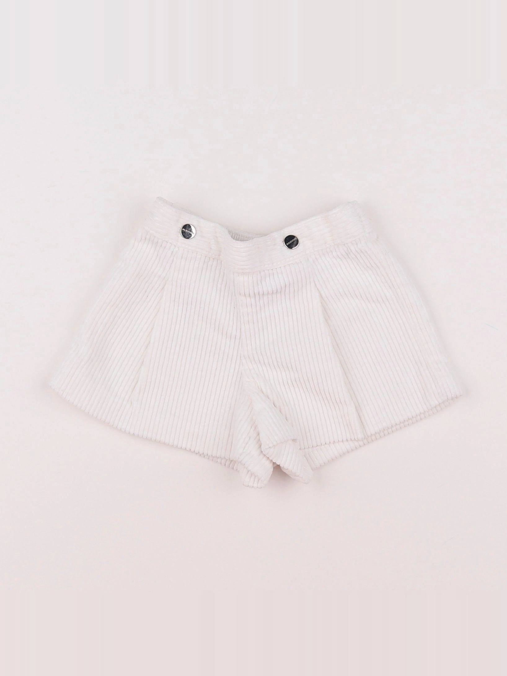 Jacadi - short blanc - 6 mois
