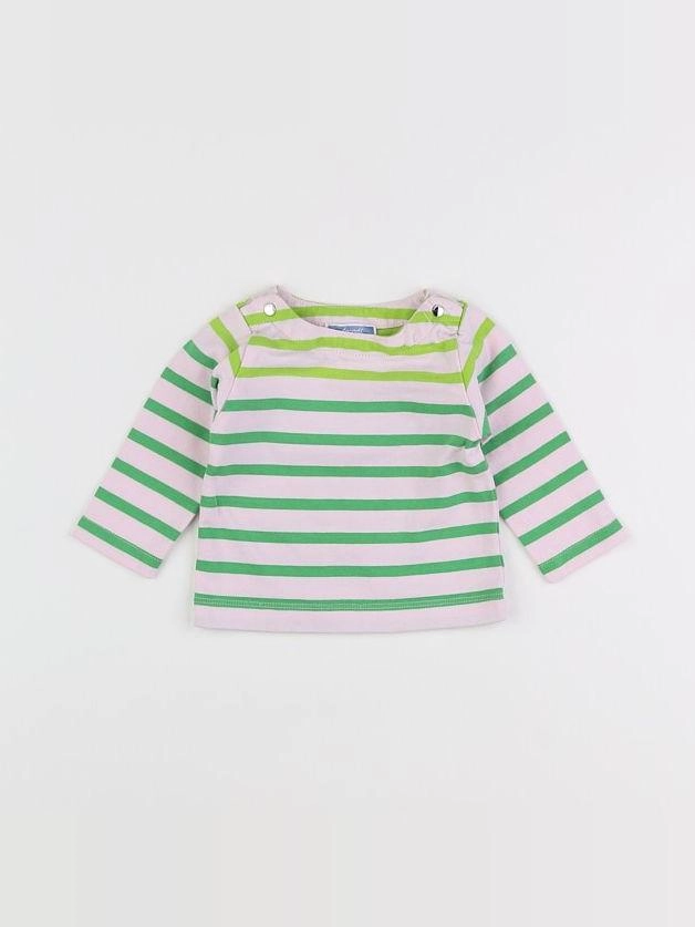Jacadi - tee-shirt rose, vert - 6 mois
