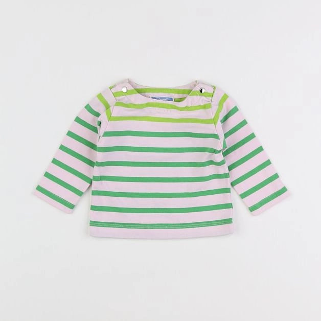 Jacadi - tee-shirt rose, vert - 6 mois