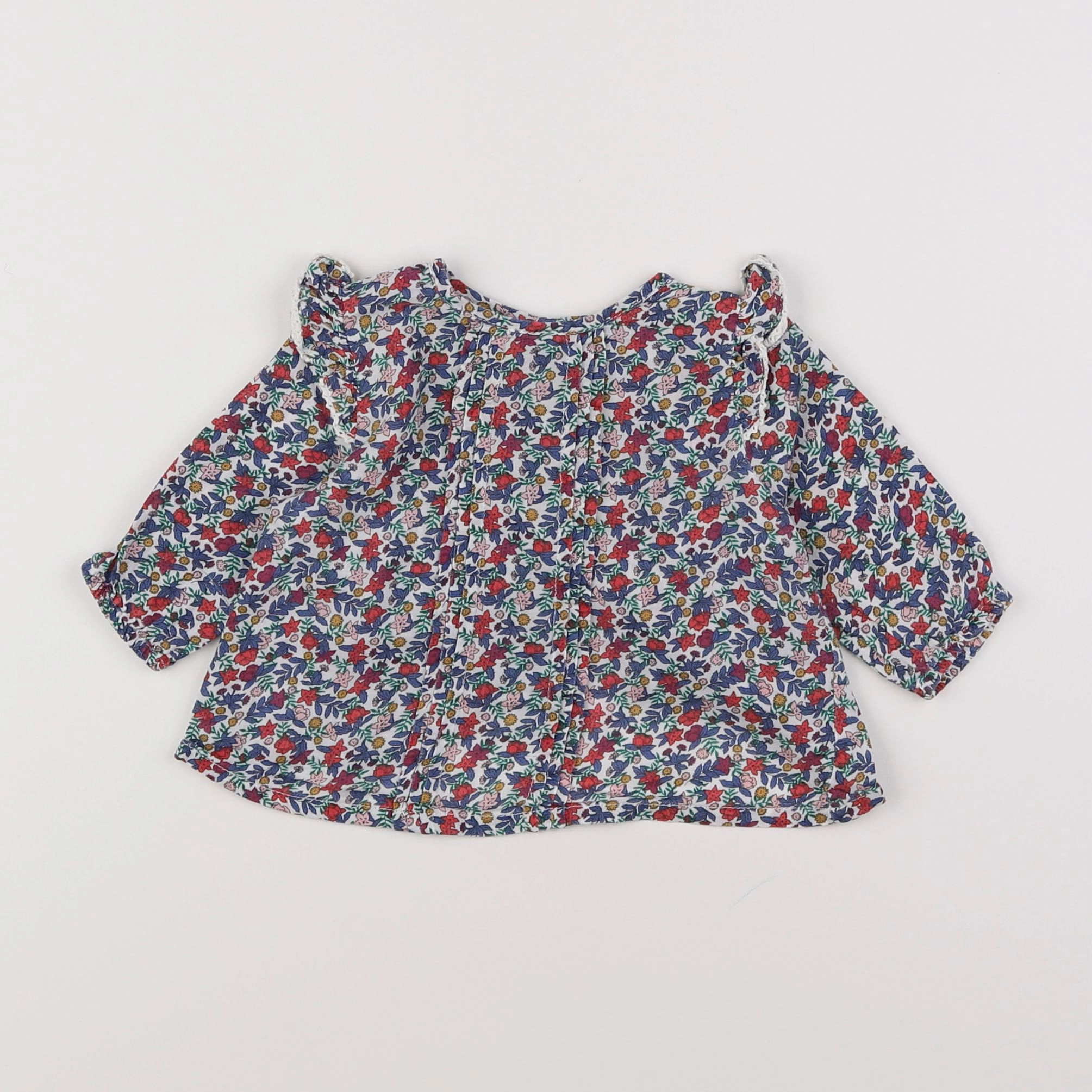 Boutchou - blouse multicolore - 6 mois