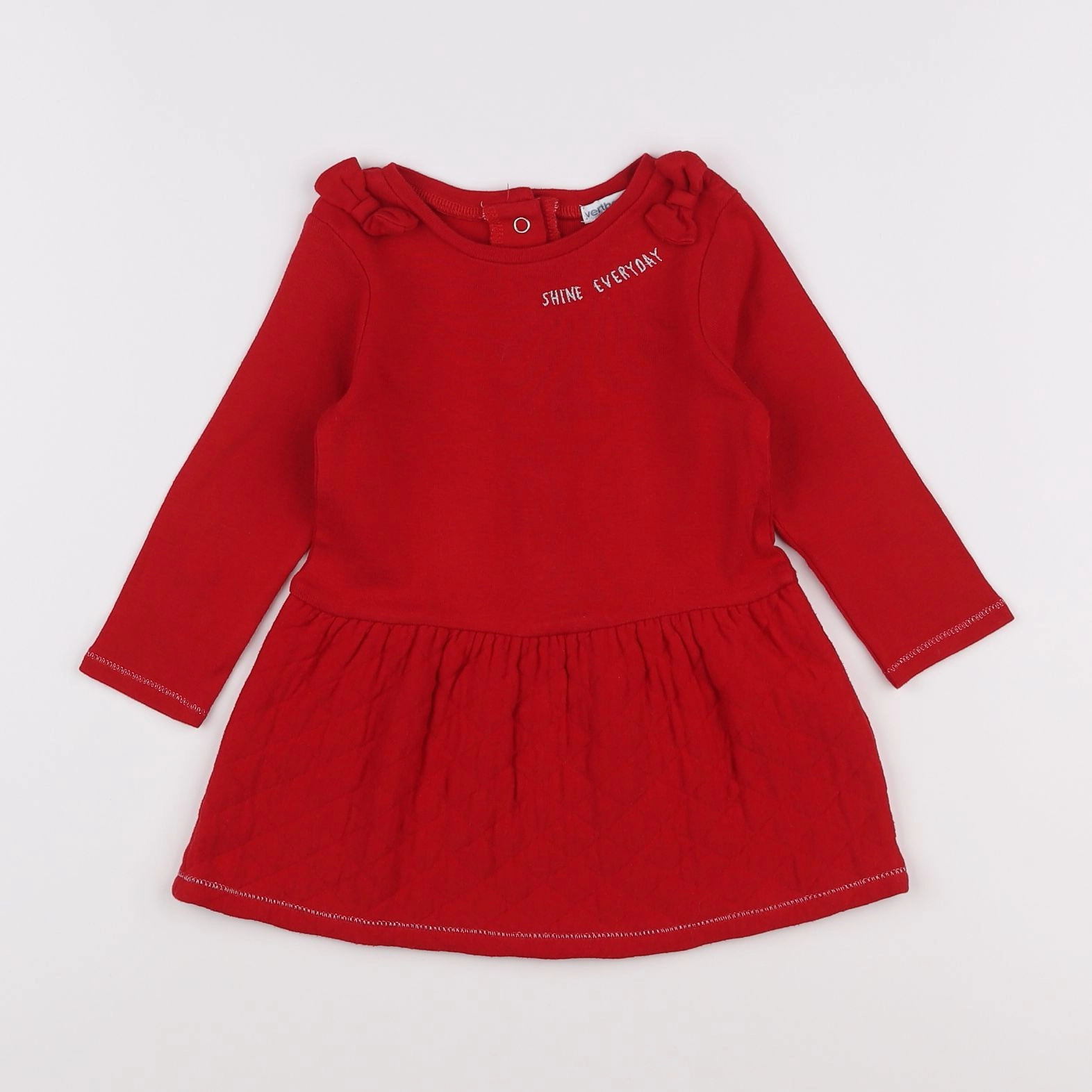 Vertbaudet - robe rouge - 18 mois