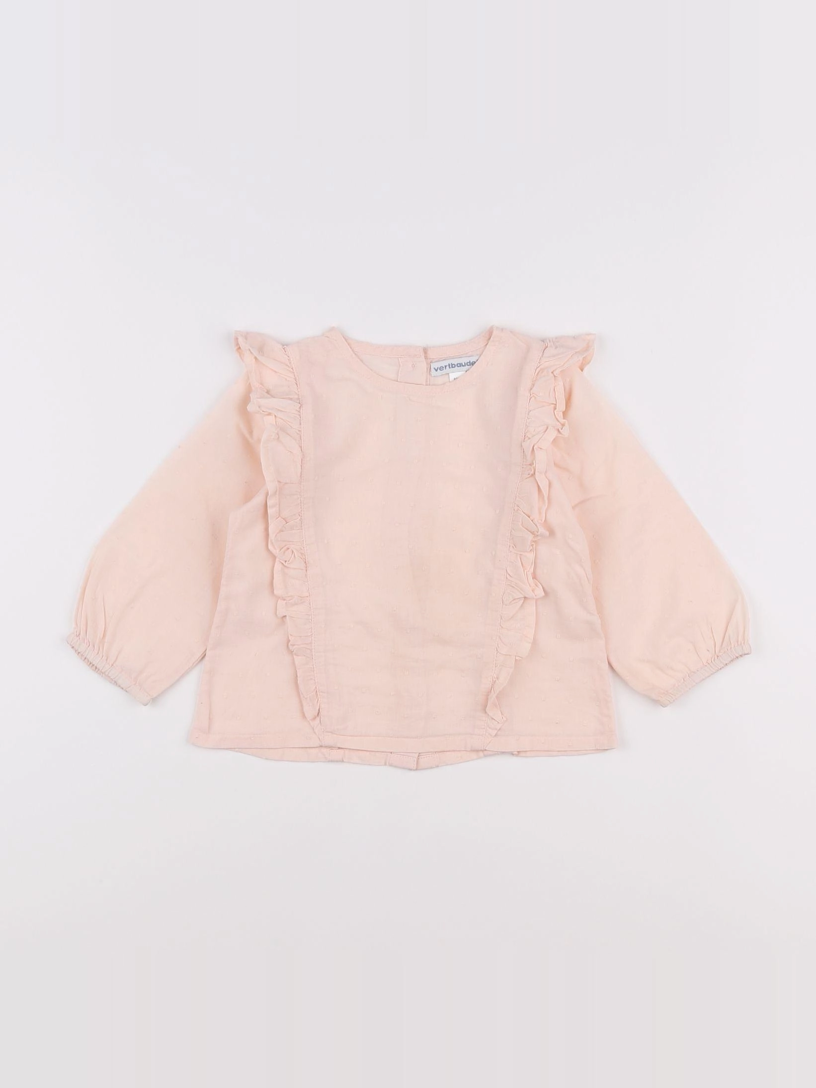 Vertbaudet - blouse rose - 18 mois
