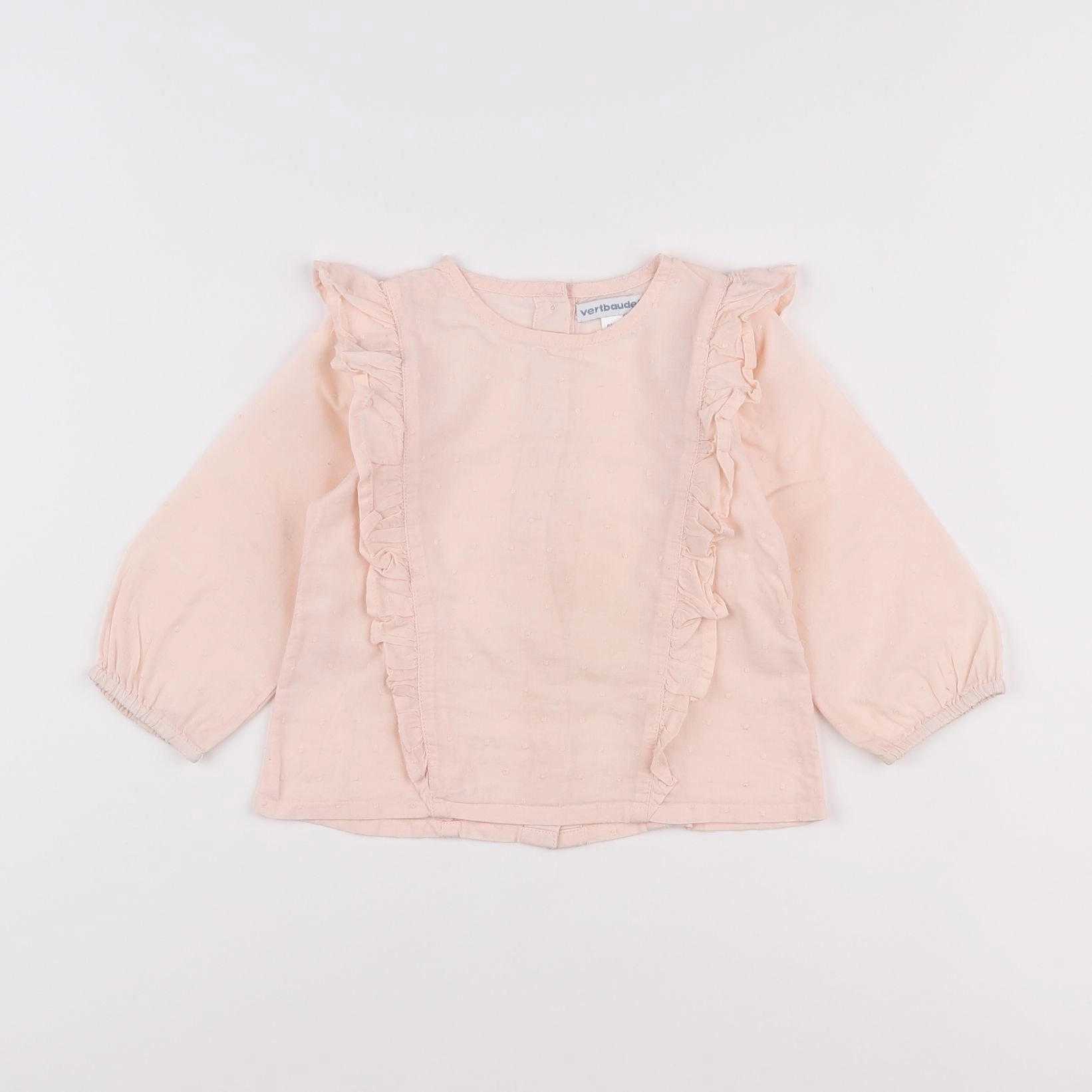 Vertbaudet - blouse rose - 18 mois
