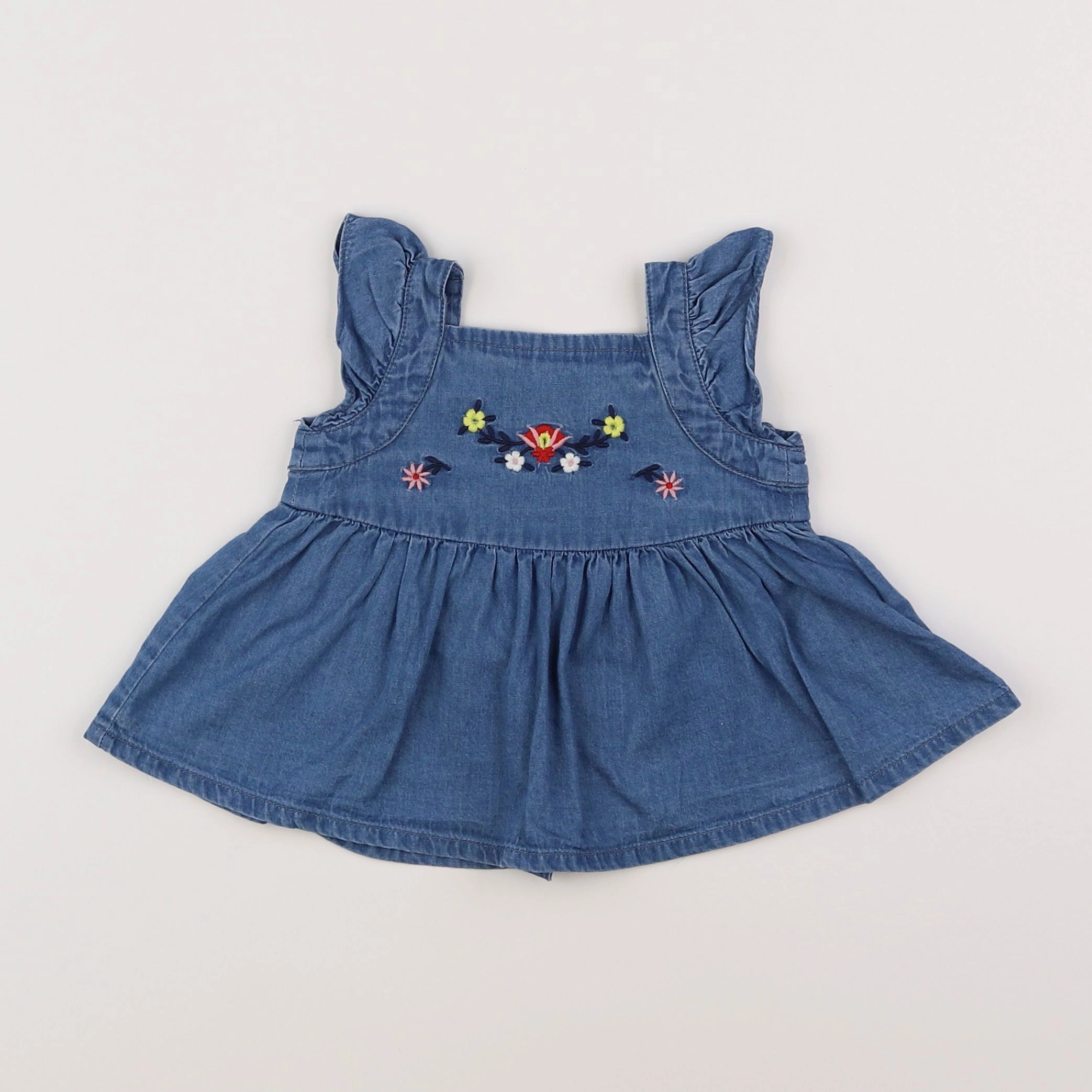 Boutchou - blouse bleu - 6 mois