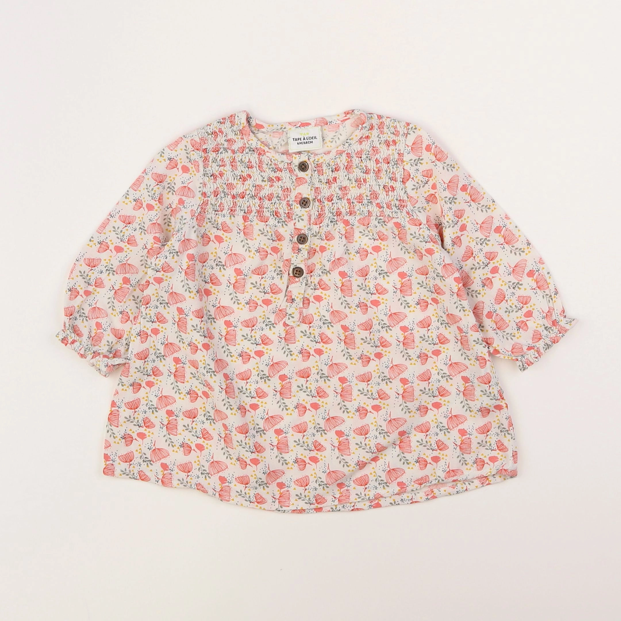 Tape à l'oeil - robe multicolore - 6 mois
