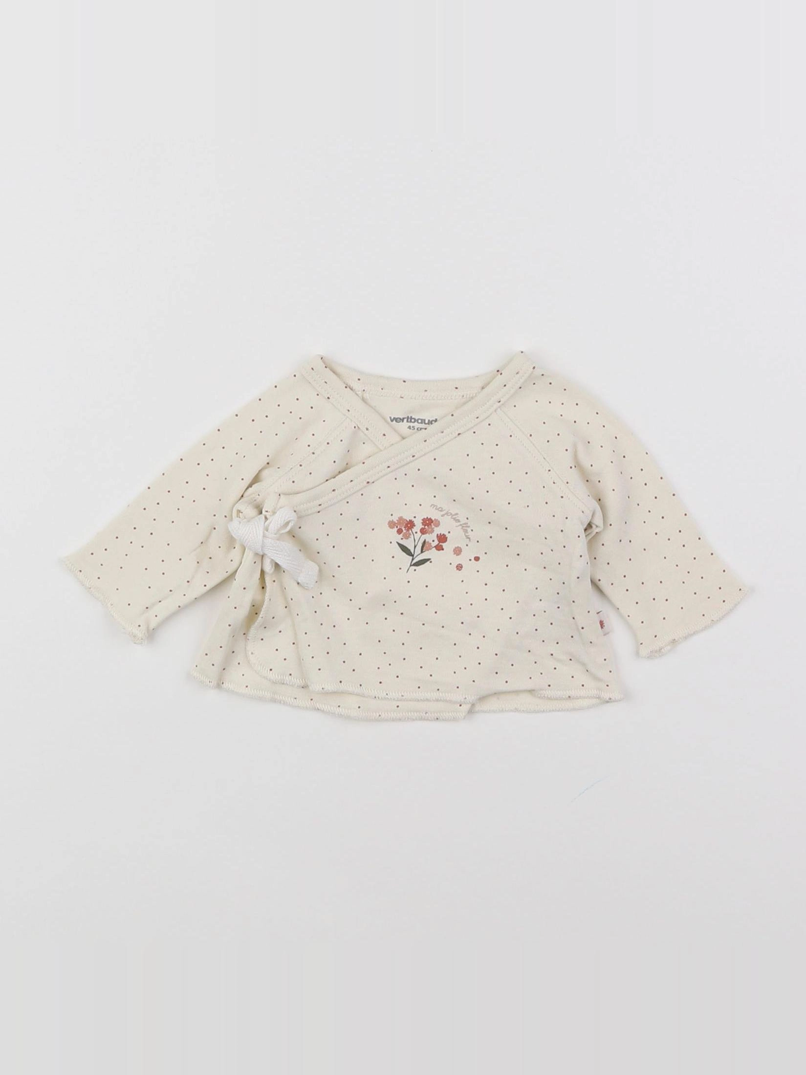 Vertbaudet - tee-shirt beige - Prématuré