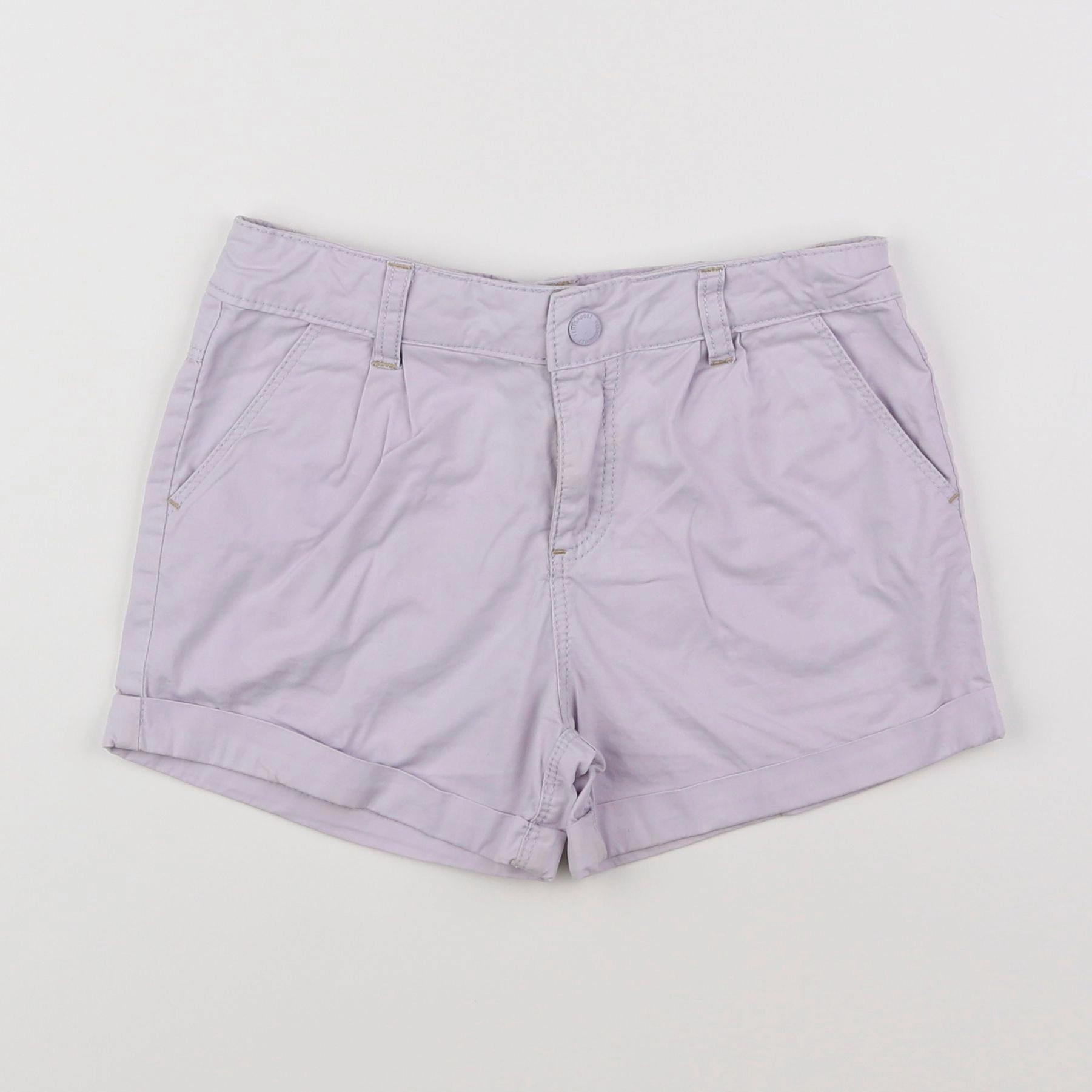Vertbaudet - short violet - 7 ans