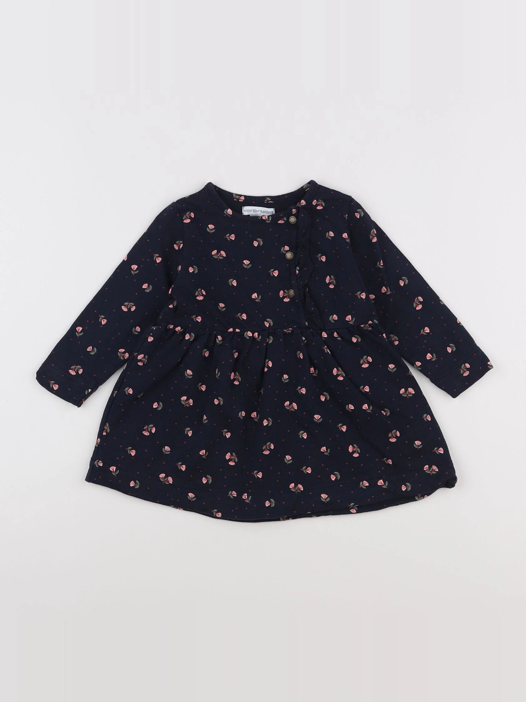 Vertbaudet - robe bleu - 18 mois
