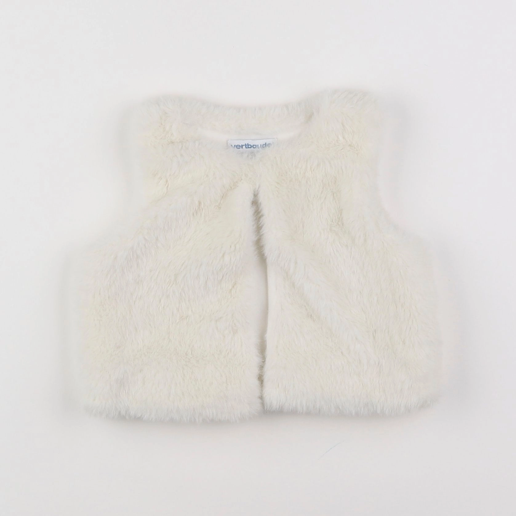 Vertbaudet - gilet blanc - 6 mois