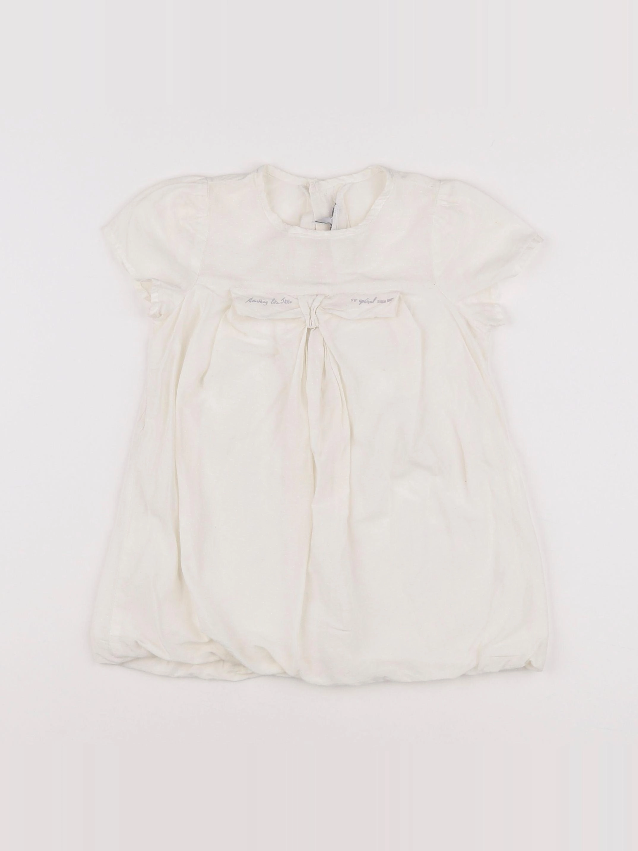 IKKS - robe blanc - 2 ans