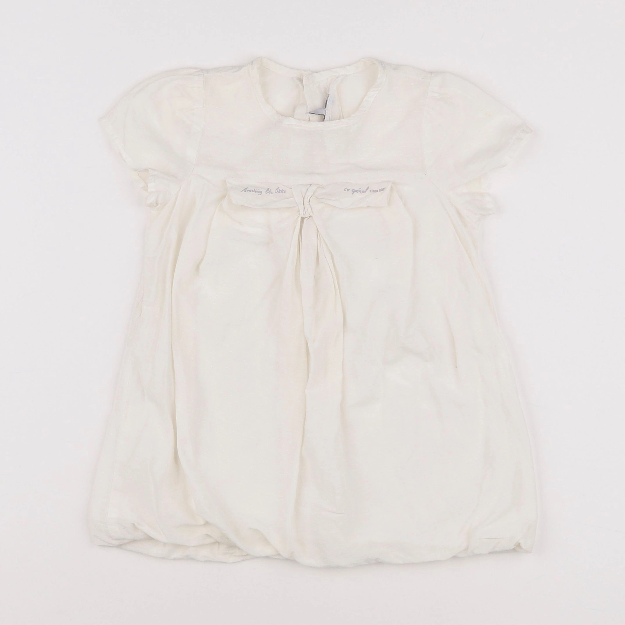 IKKS - robe blanc - 2 ans