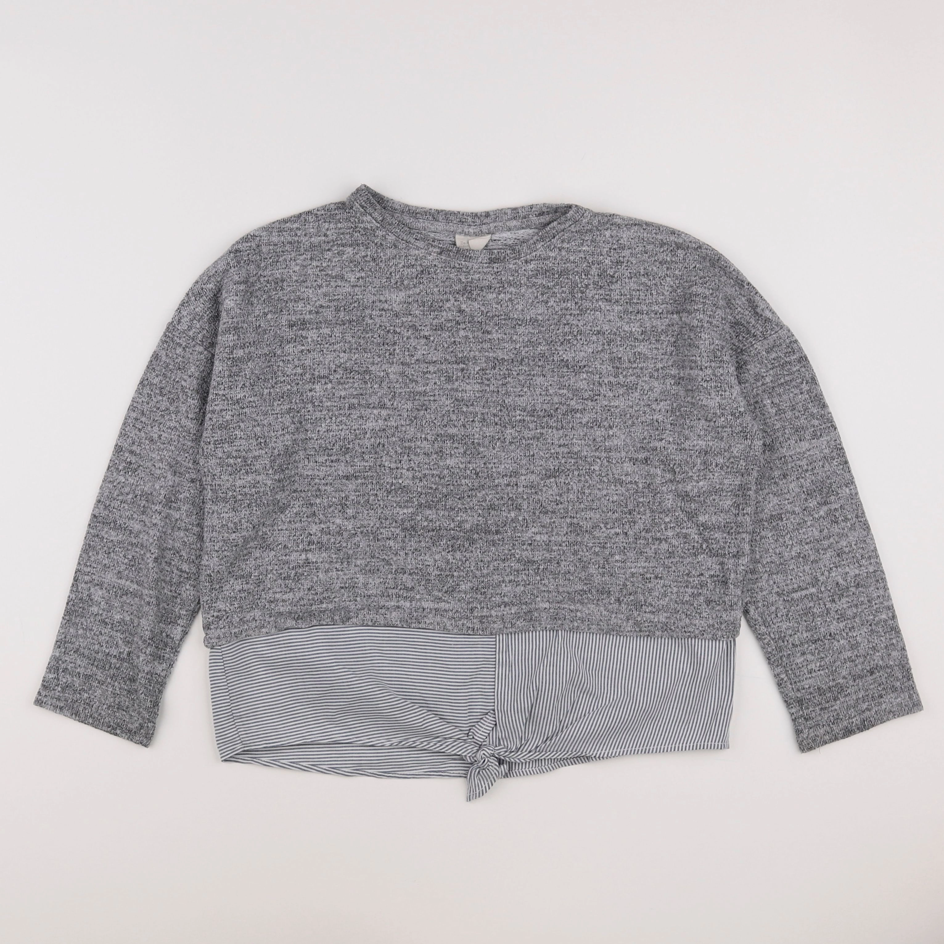 Zara - pull gris - 8 ans