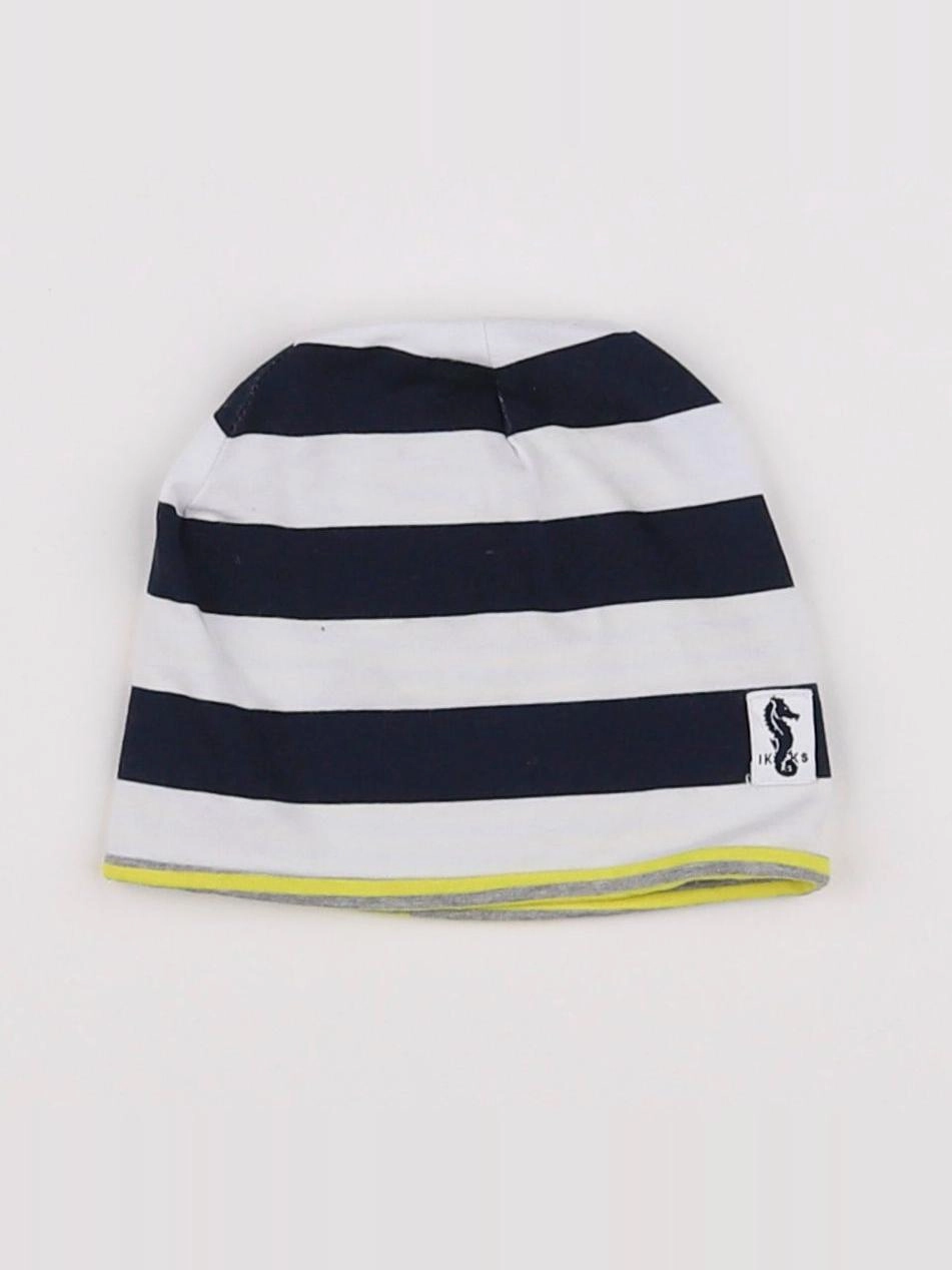 IKKS - bonnet bleu - 12 mois