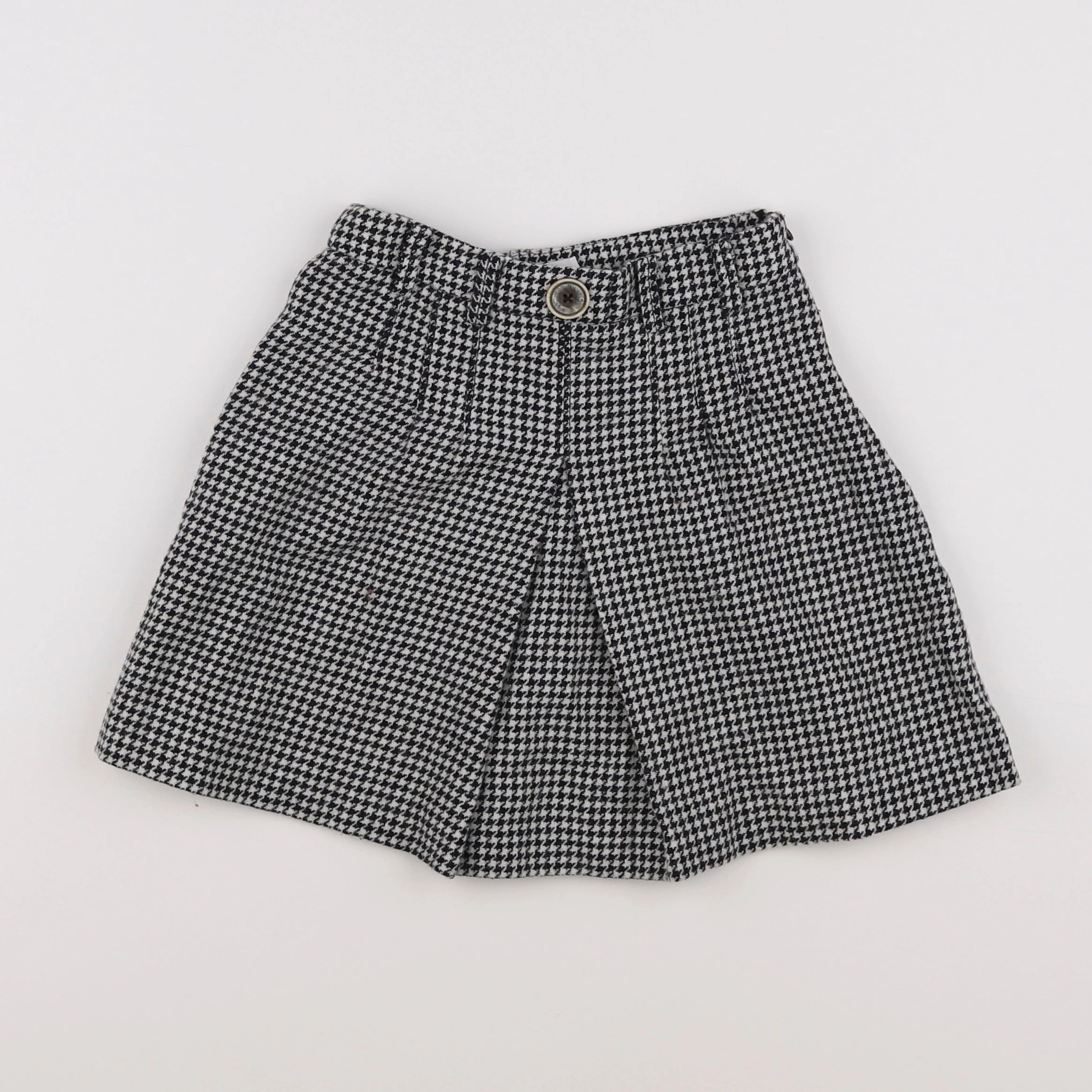 Zara - jupe blanc, noir - 6 ans