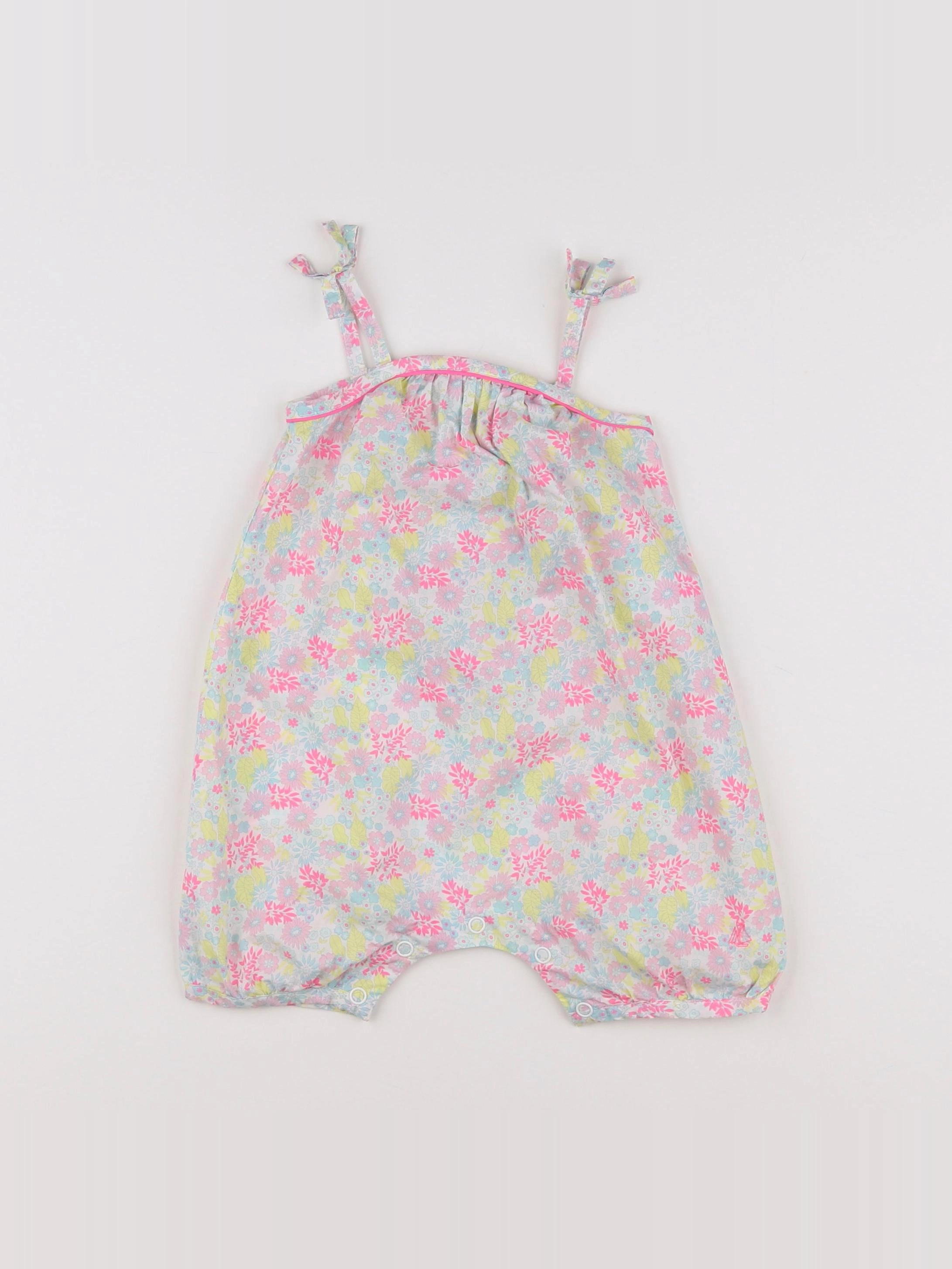 Petit Bateau - combinaison rose - 6 mois
