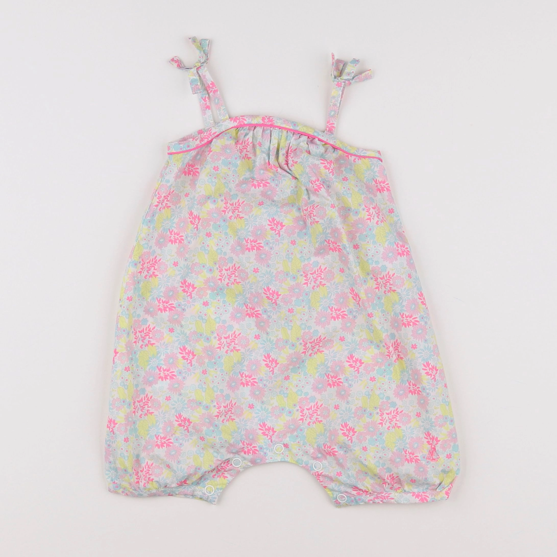 Petit Bateau - combinaison rose - 6 mois