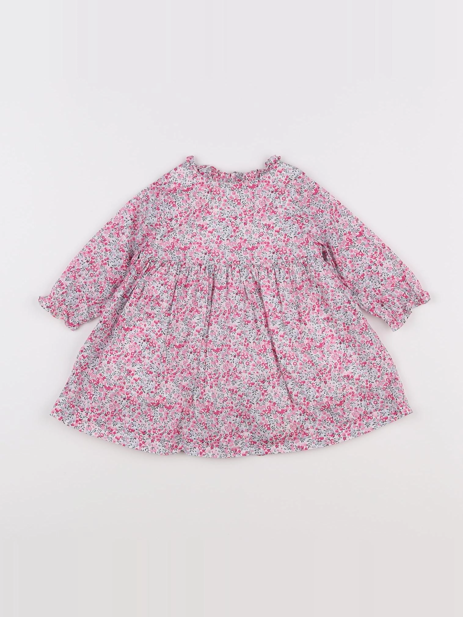 Jacadi - robe liberty rose - 6 mois