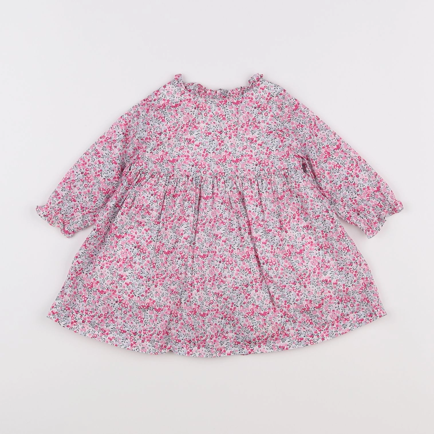 Jacadi - robe liberty rose - 6 mois