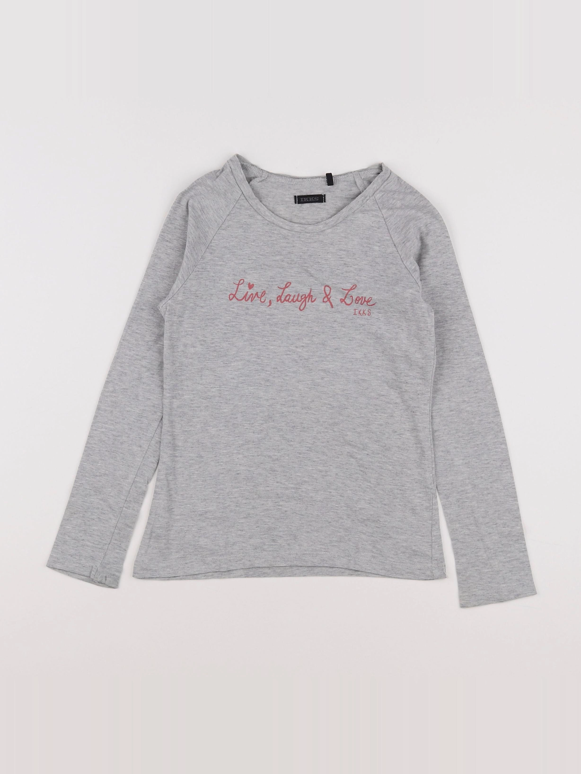 IKKS - tee-shirt gris - 6 ans