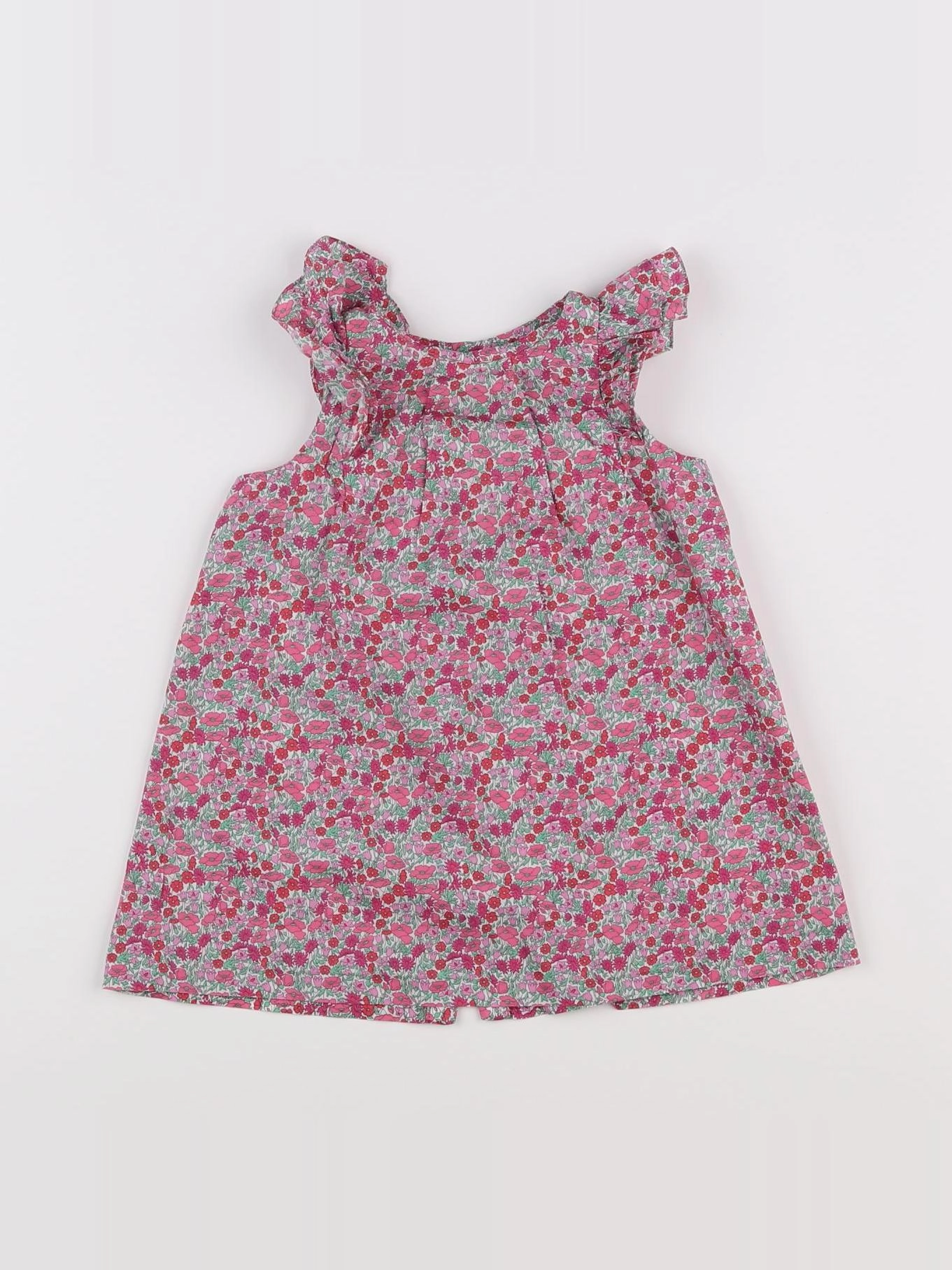 Jacadi - robe liberty multicolore - 12 mois