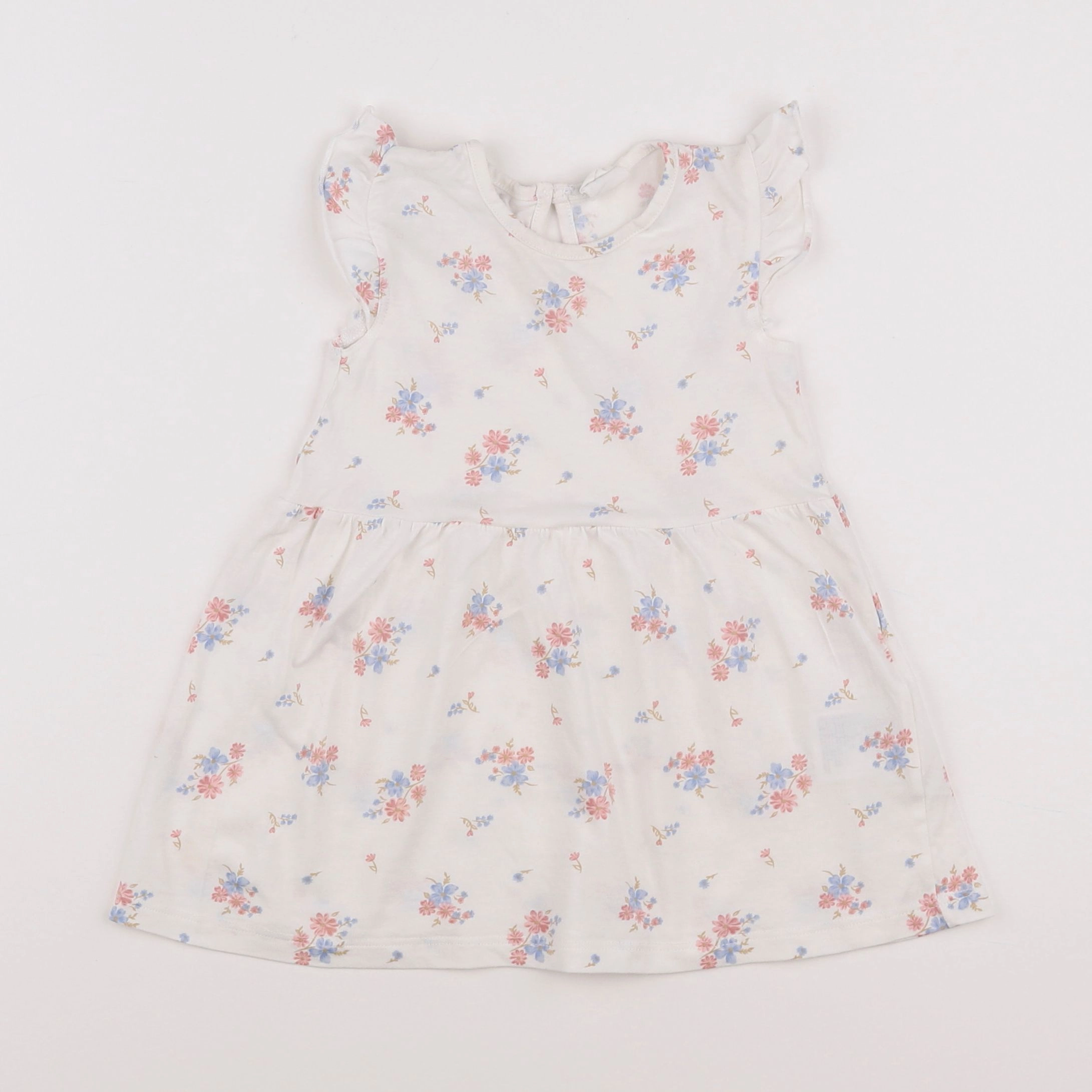 H&M - robe blanc - 9/12 mois